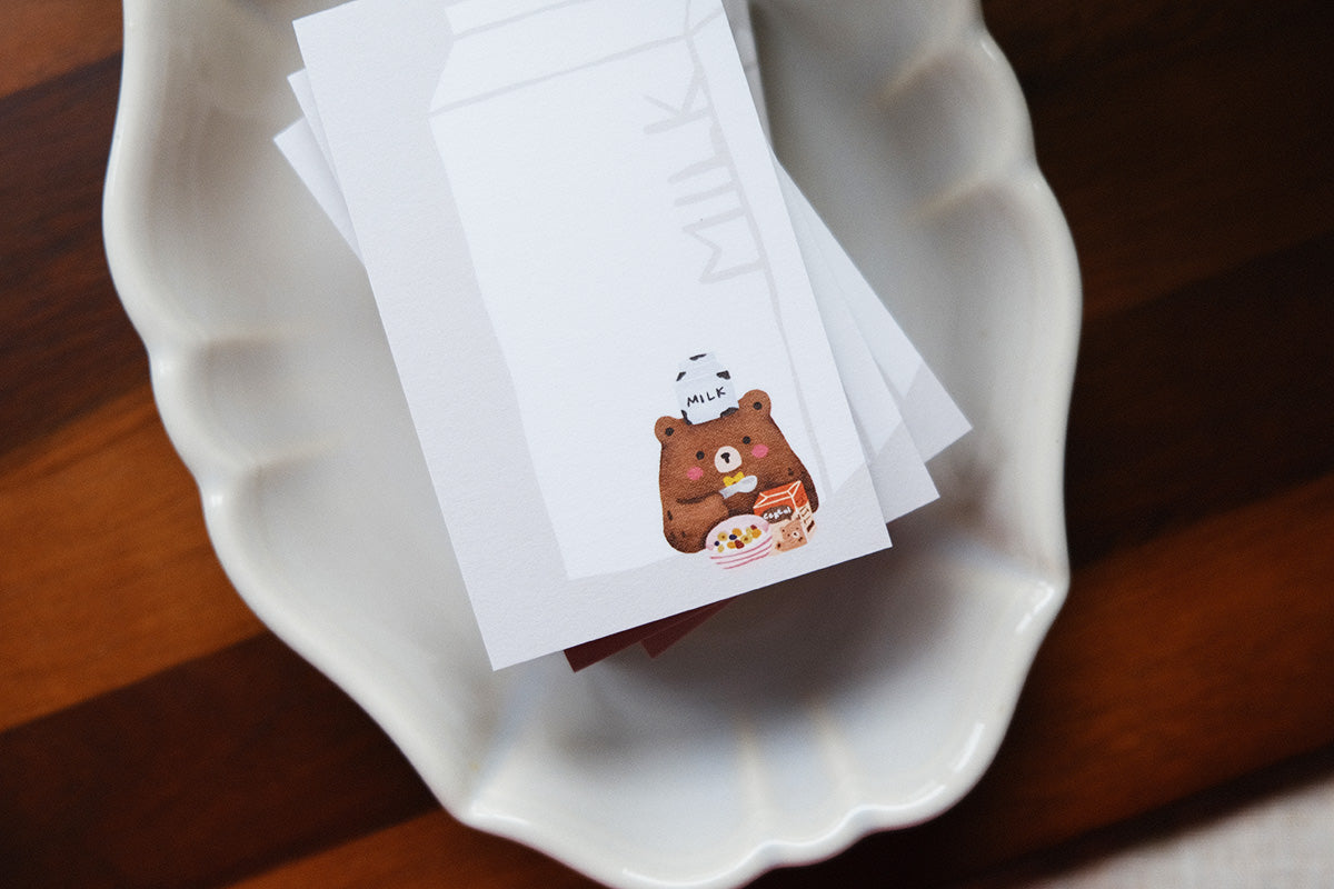 Eileen Tai Memo Pad - Foodie Bears V2.0