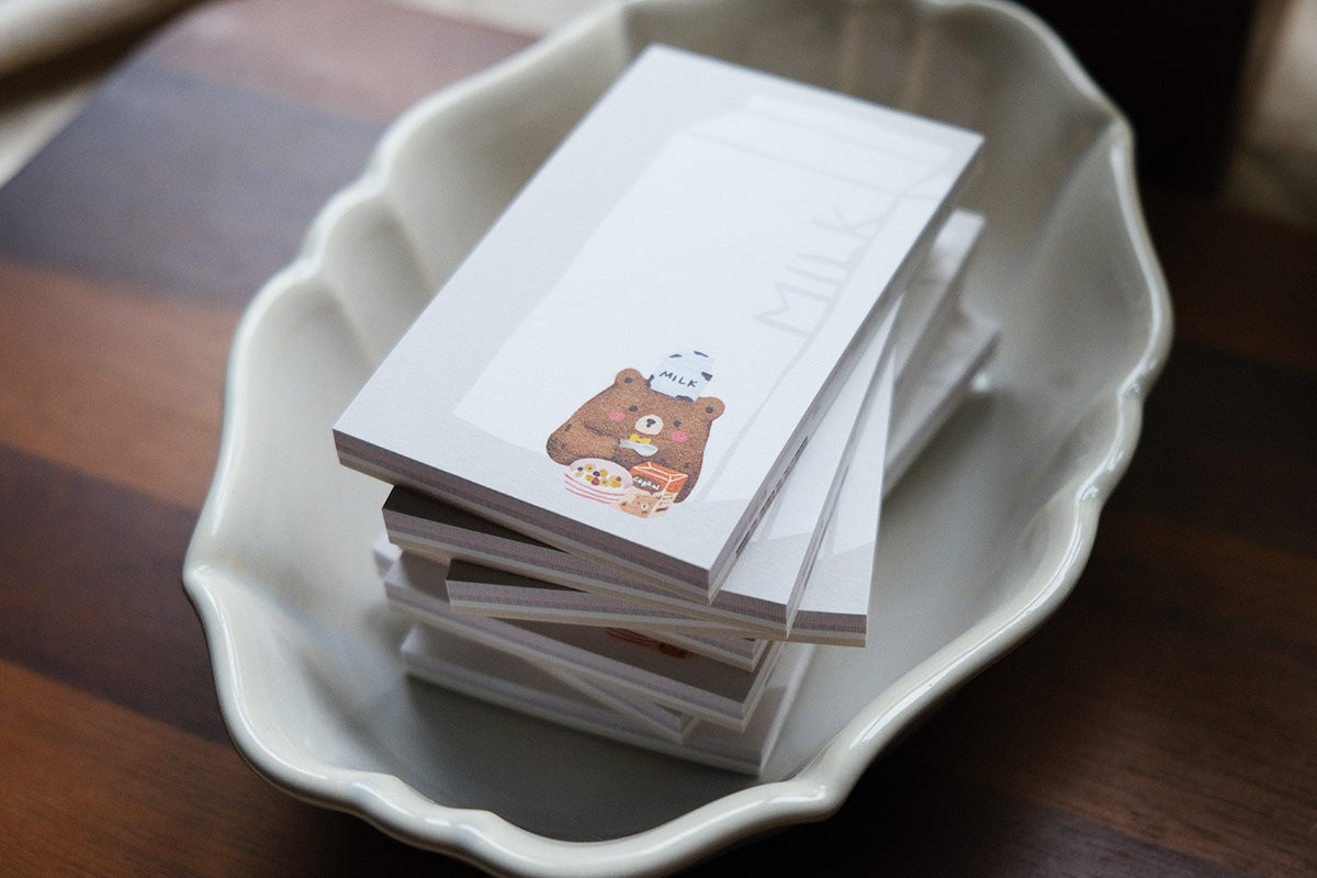 Eileen Tai Memo Pad - Foodie Bears V2.0