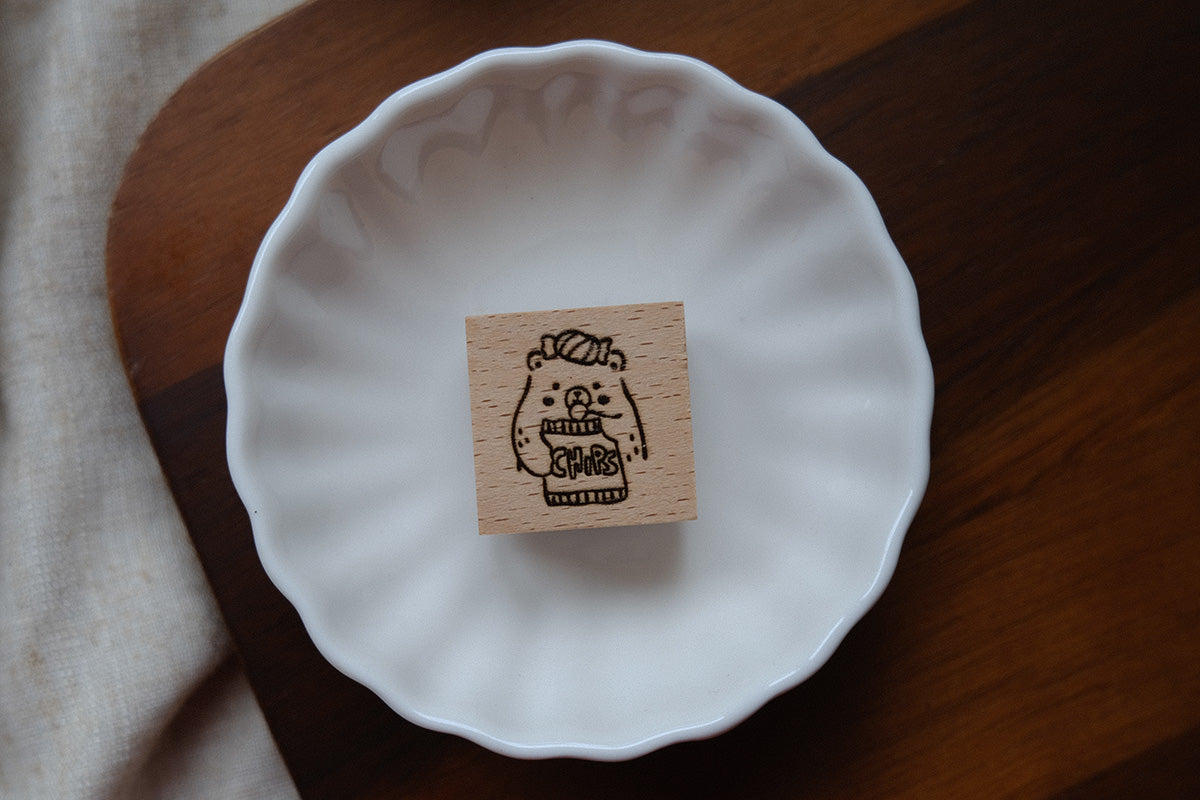 Eileen Tai Rubber Stamp - Foodie Bears