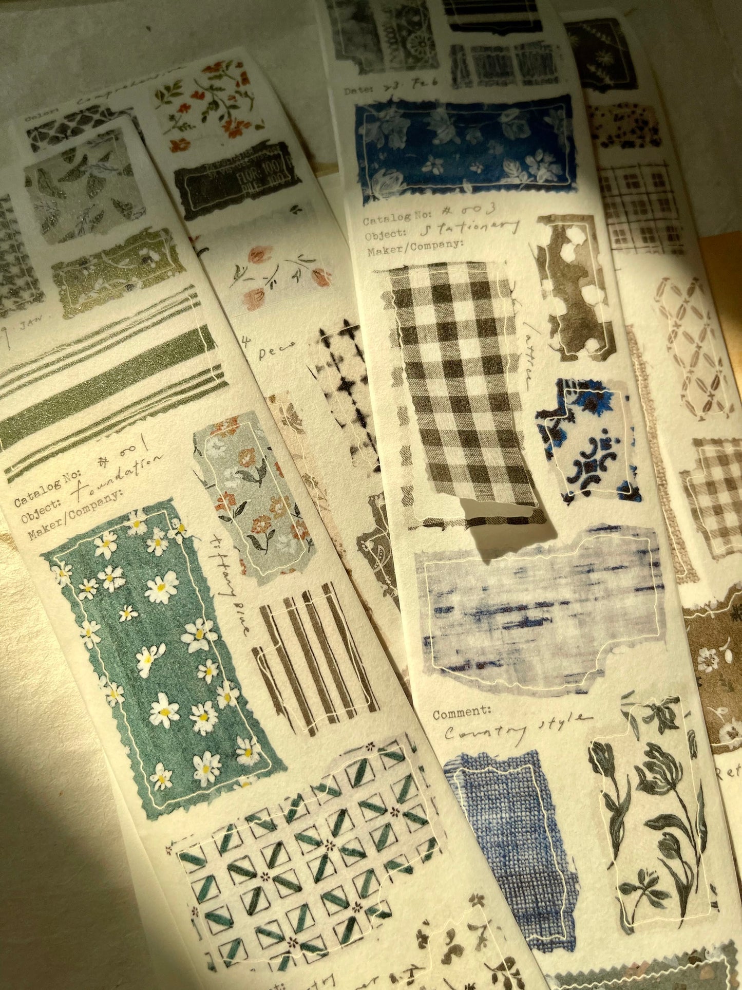 Pion Kiss-Cut Washi Tape - Cloth