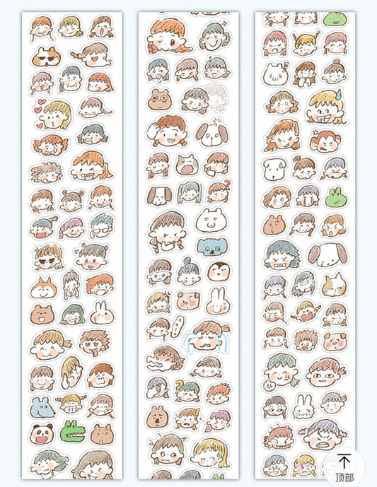 zZoton Molinta Kiss Cut Washi Tape - My Mood