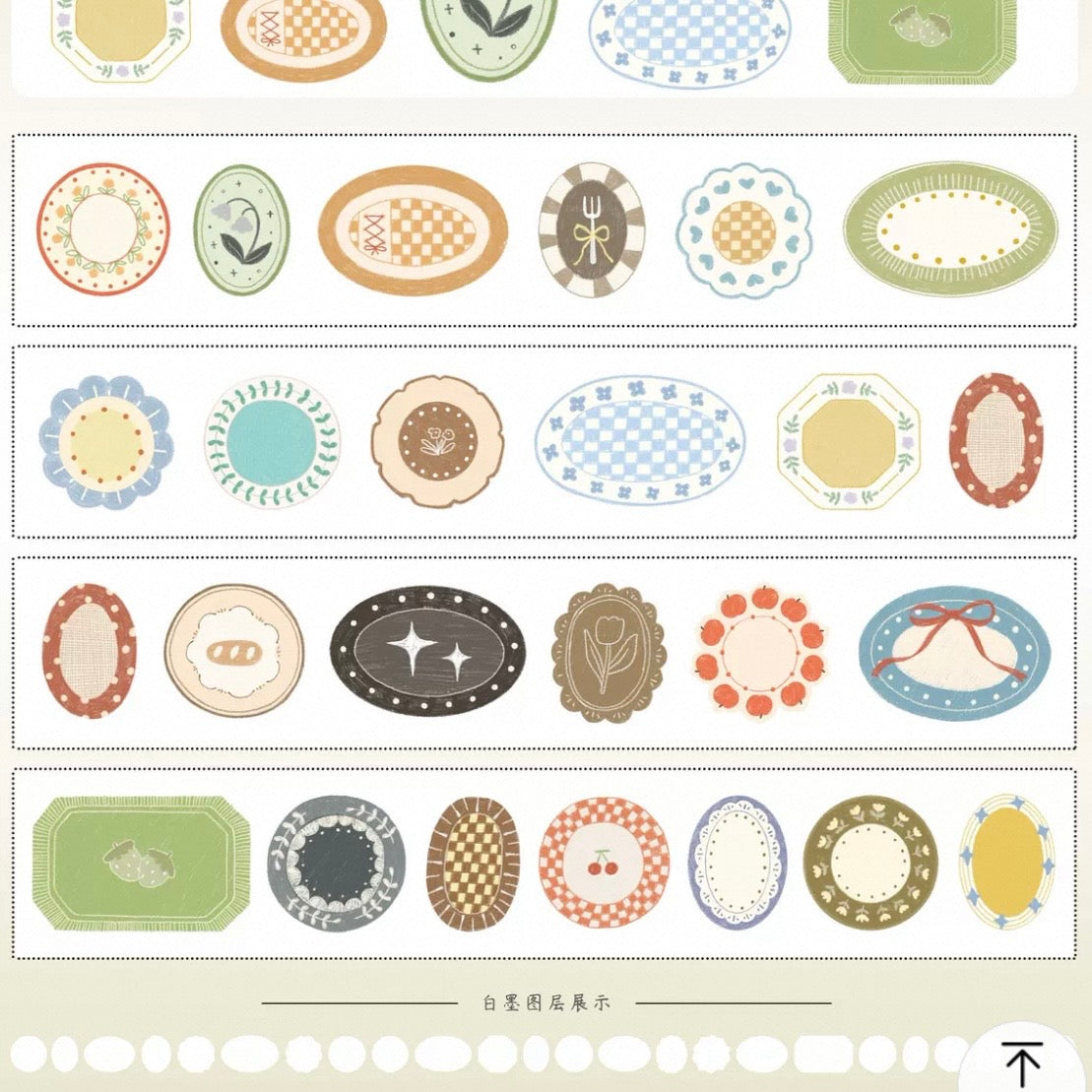 Yier Studio Kiss-Cut PET Tape - Panyu Manji
