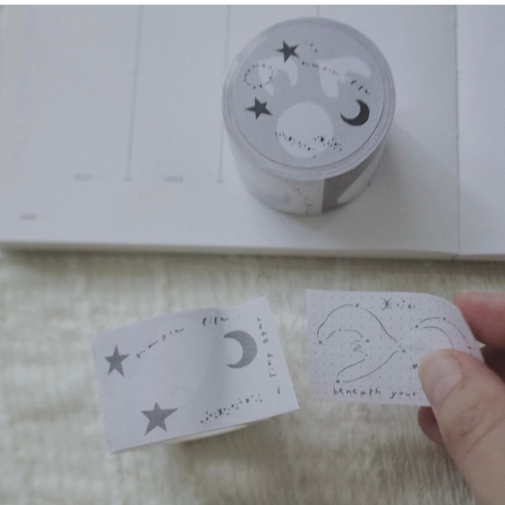 Mr. Eggplants Sticky Notes Tape - Simple Life