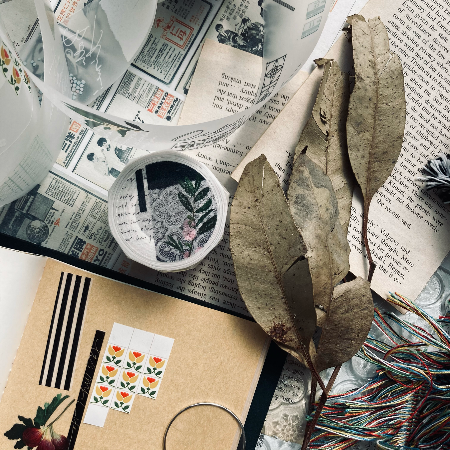 Somesortof.fern Tracing Paper - Begonia (non adhesive)