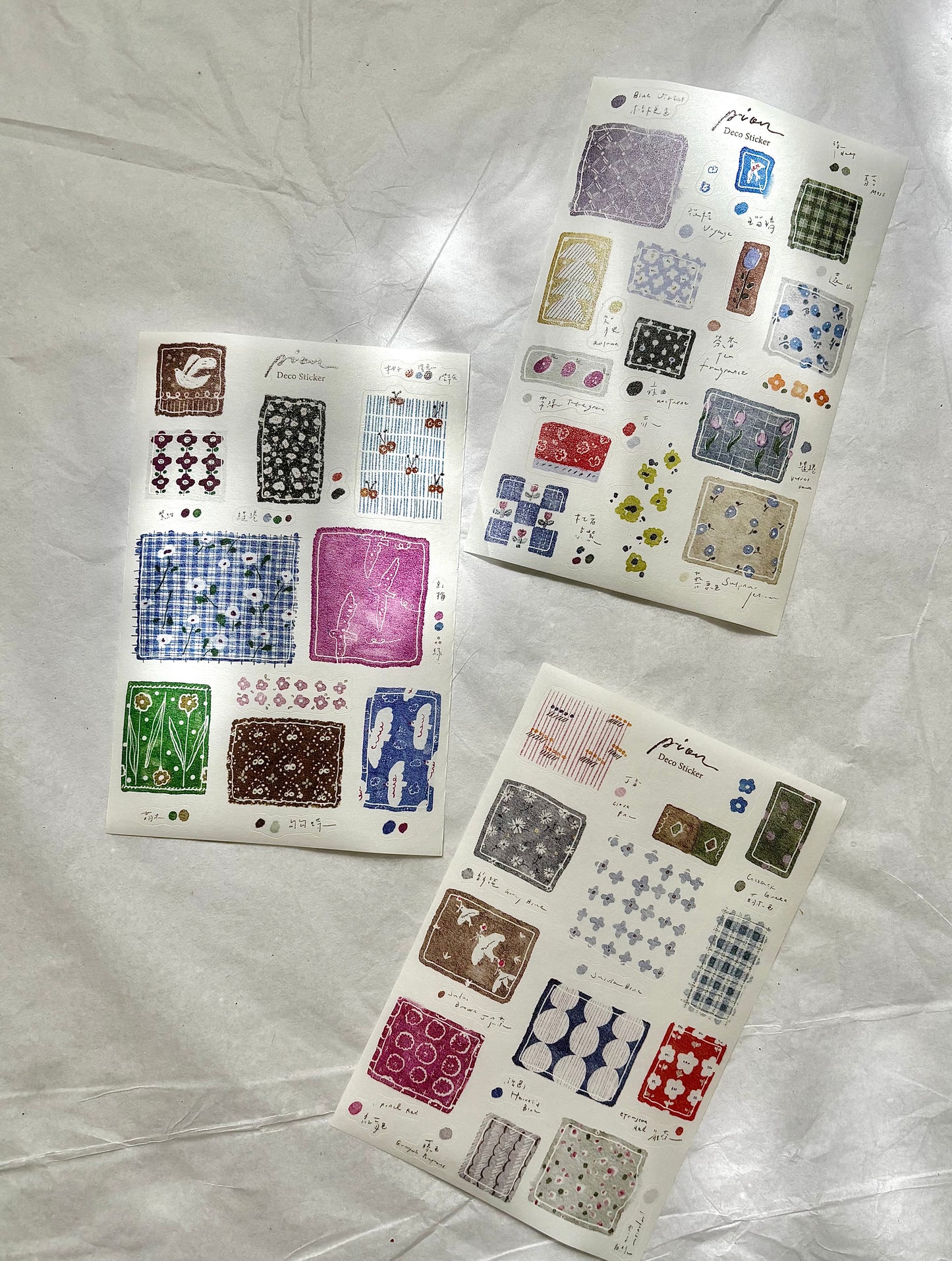 Pion Stickers - Candy Paper