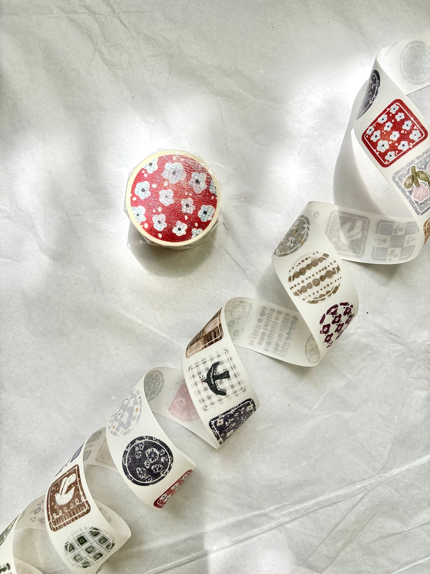 Pion Kiss-Cut Washi Tape - Coasters