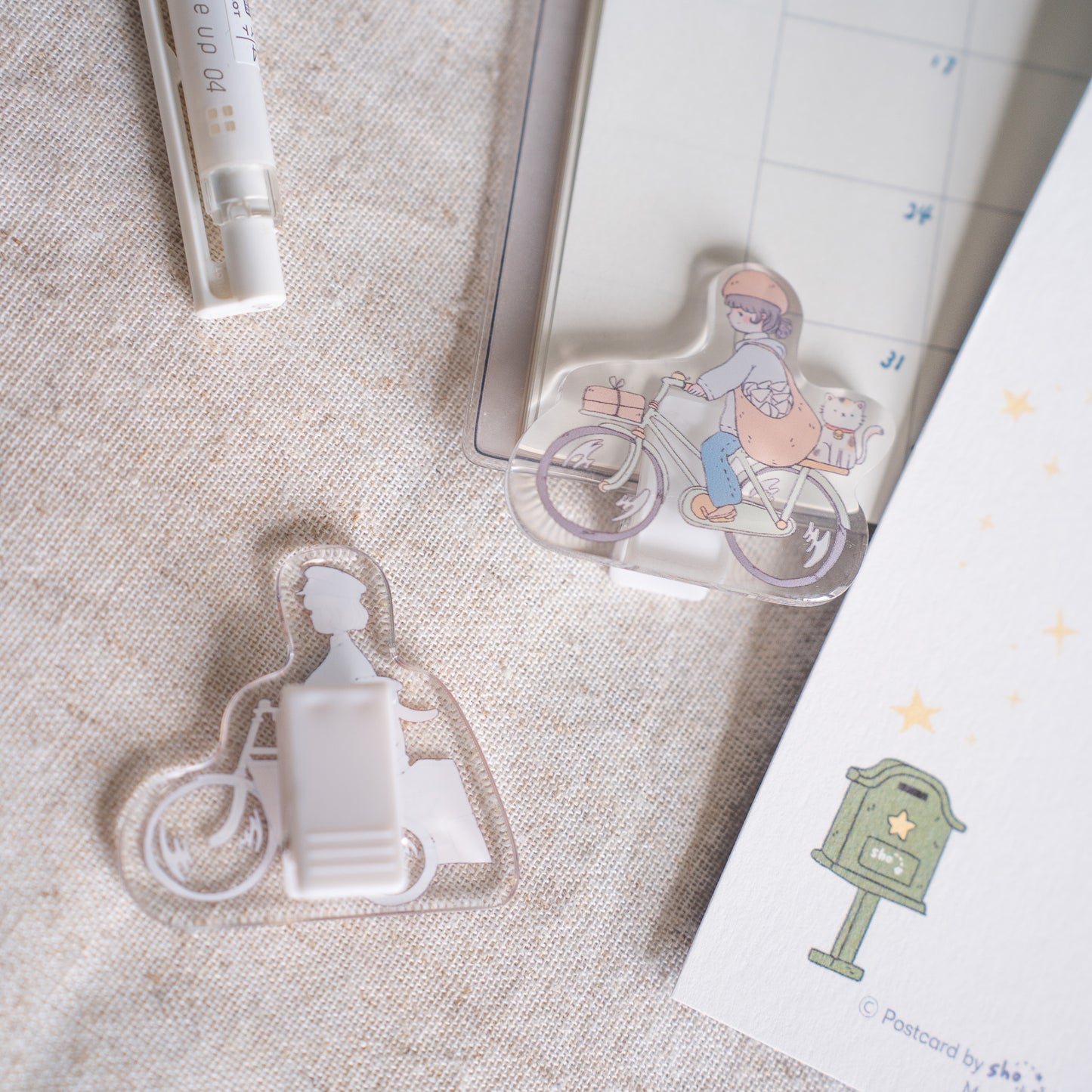 Sho Little Happiness Acrylic Clip - Kitty Mail