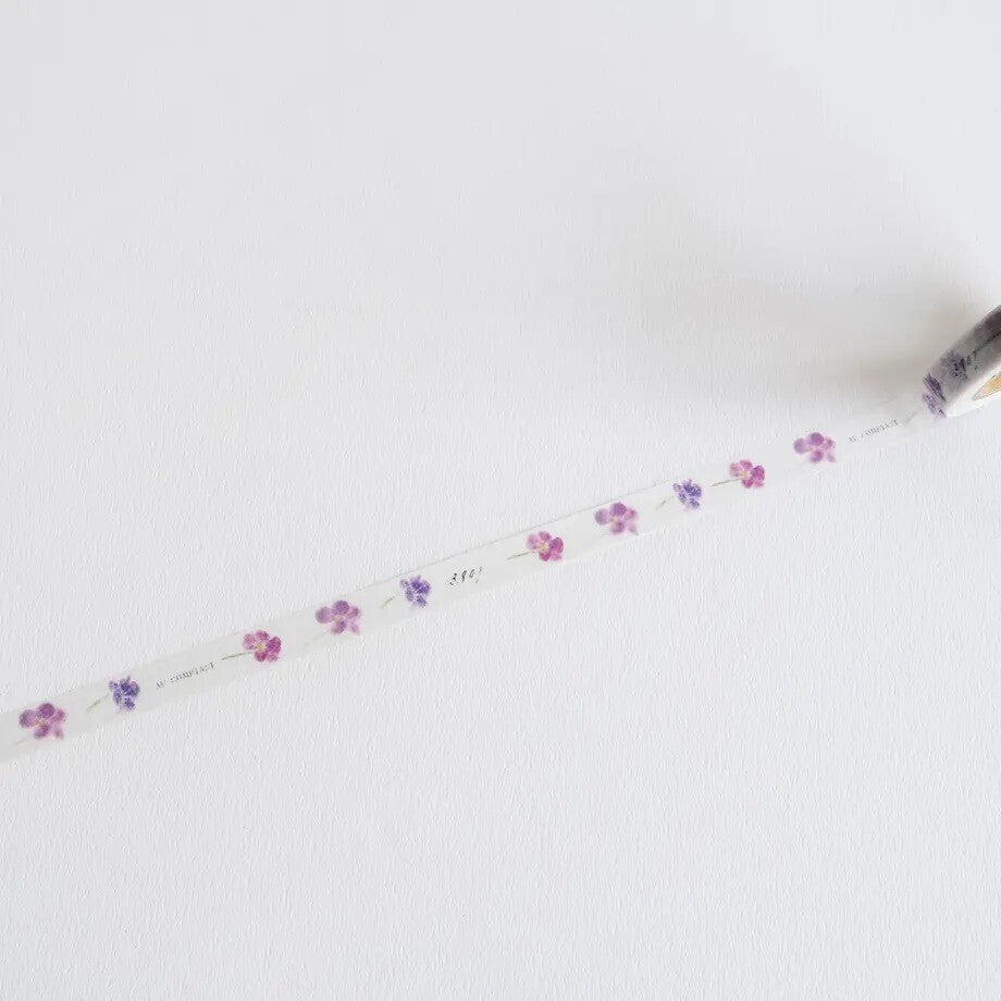 YOHAKU Slim Washi Tape Viola L-004
