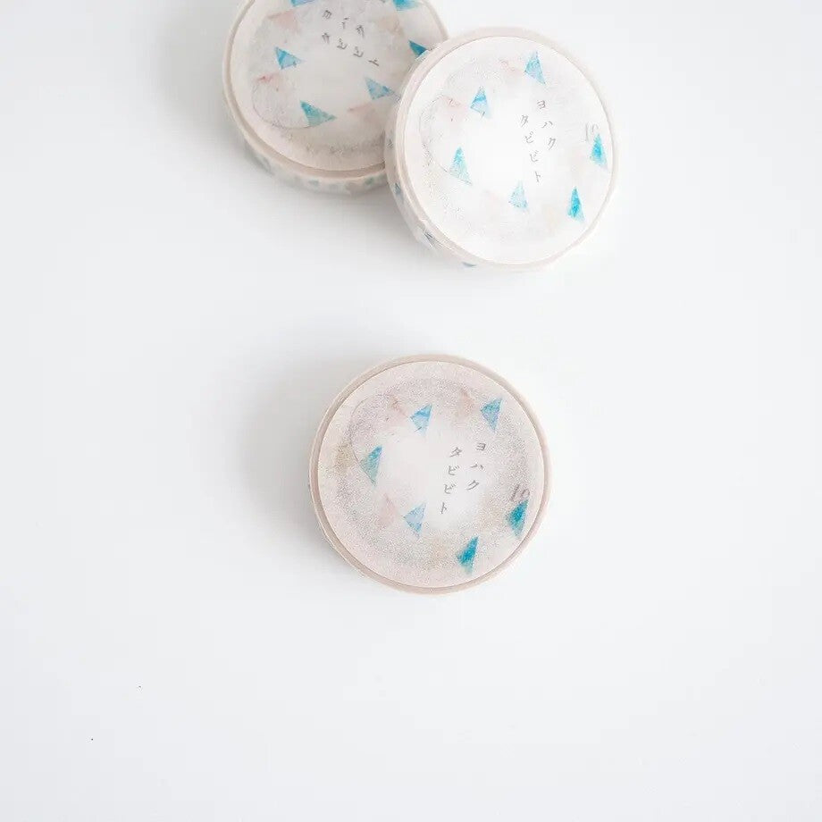 YOHAKU Slim Washi Tape Tabibito L-008