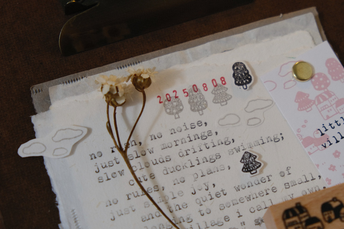 Eileen Tai Rubber Stamp - Little Village Set A