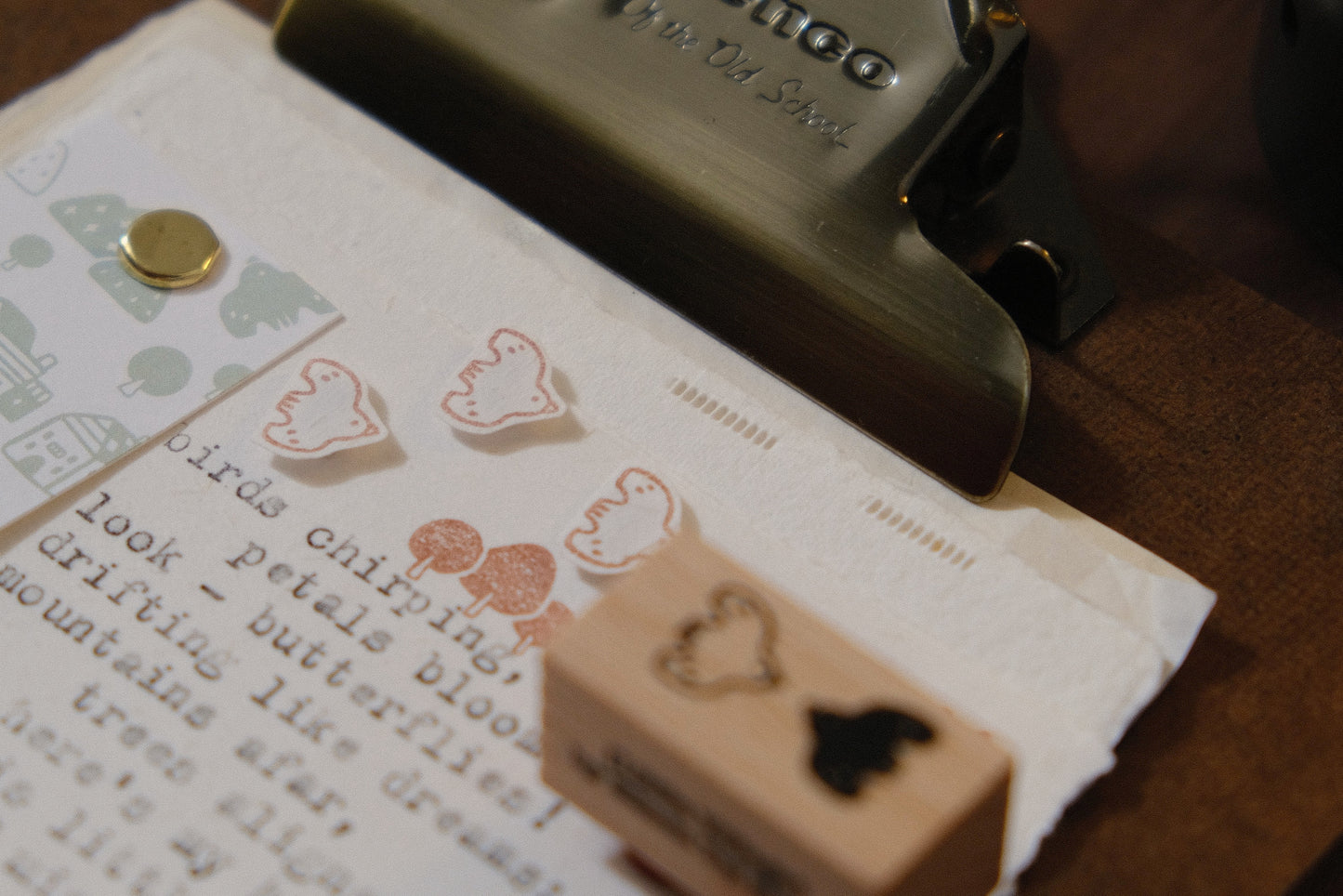 Eileen Tai Rubber Stamp - Little Village Set B