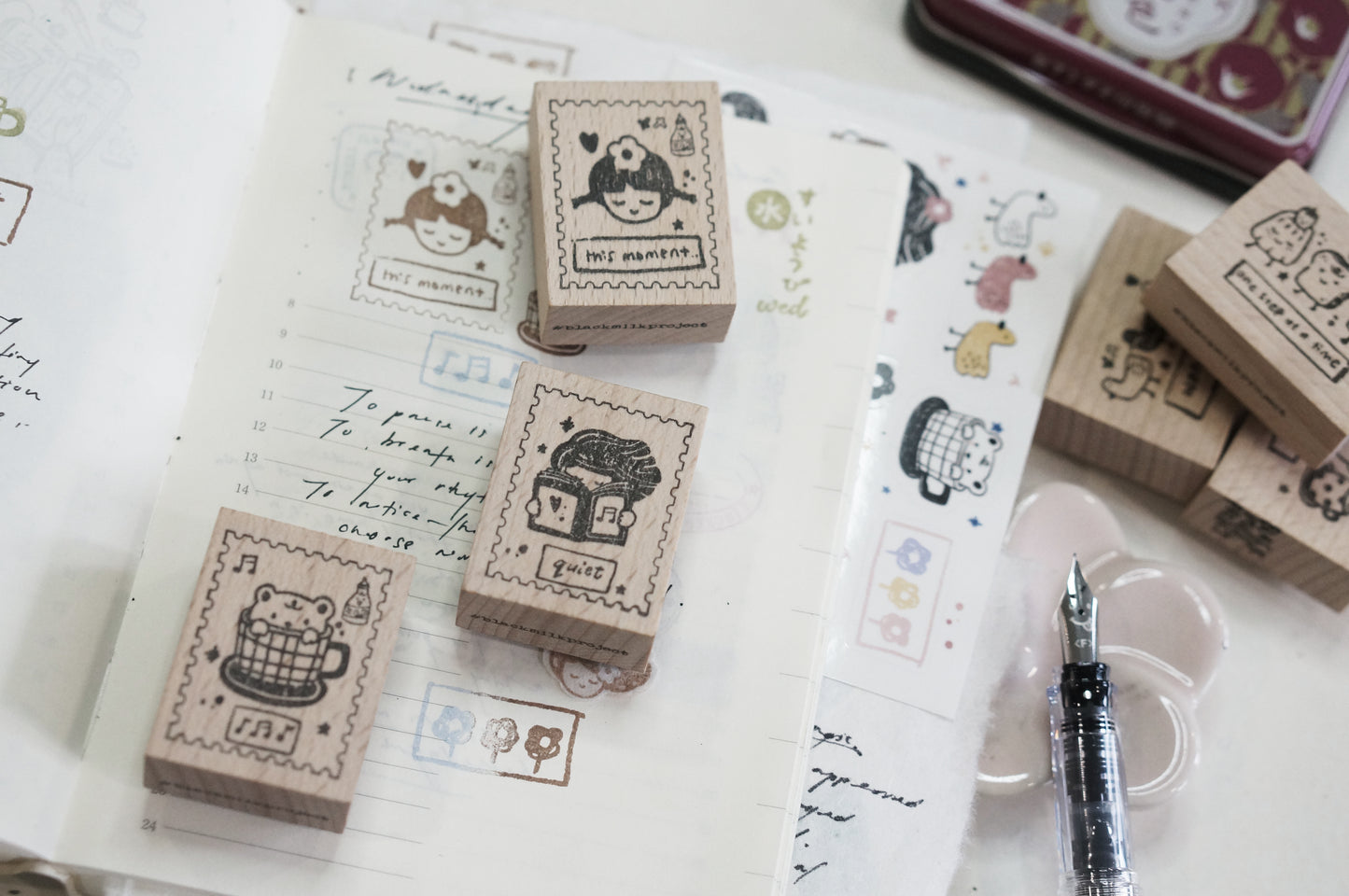 Black Milk Project Rubber Stamps - This Moment Medium