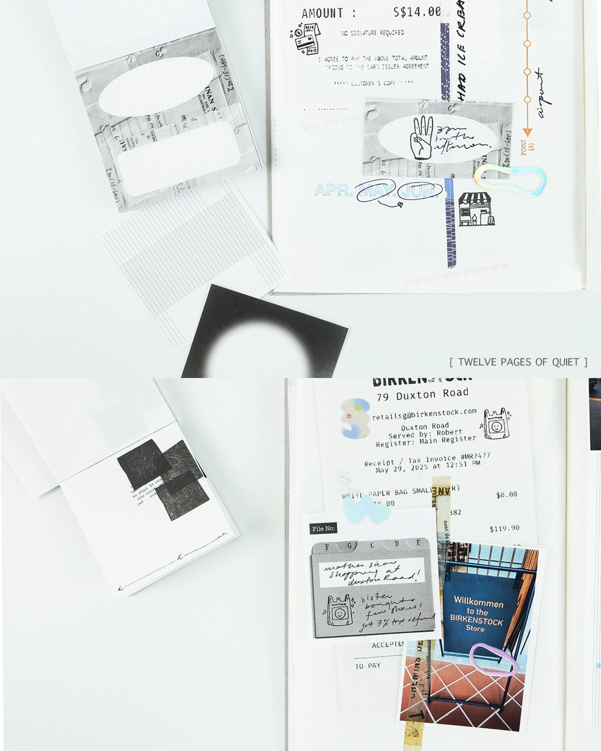 Kurukynki Memo Pad - 12 Pages of Quiet