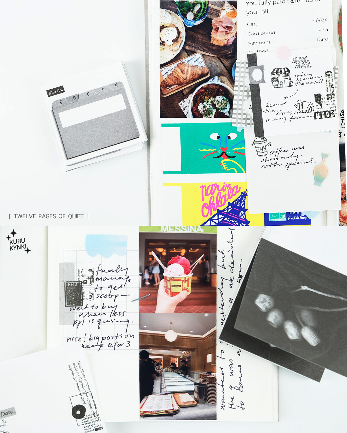 Kurukynki Memo Pad - 12 Pages of Quiet