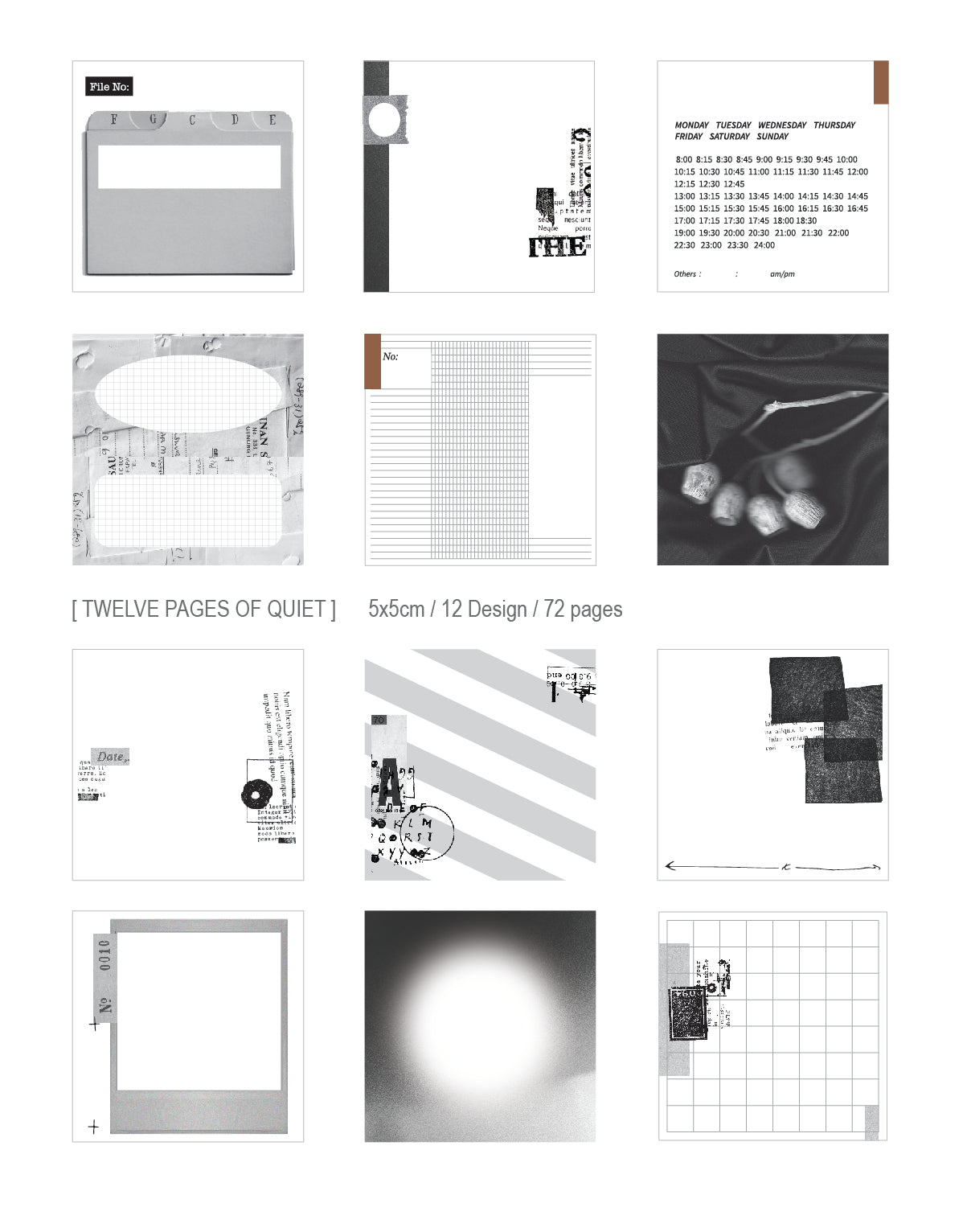 Kurukynki Memo Pad - 12 Pages of Quiet