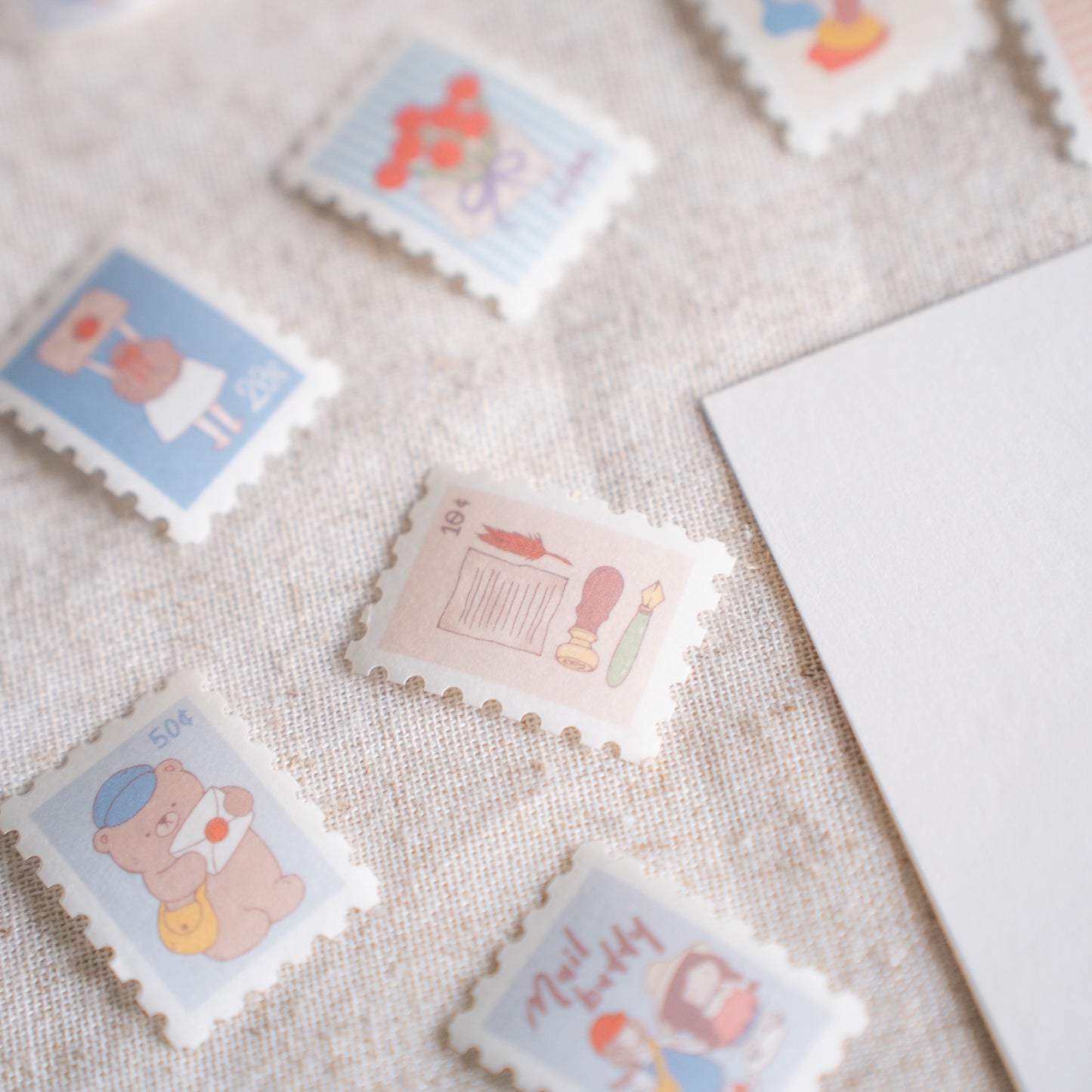 Sho Little Happiness Washi Tape - Mail Buddy Stamp Washi