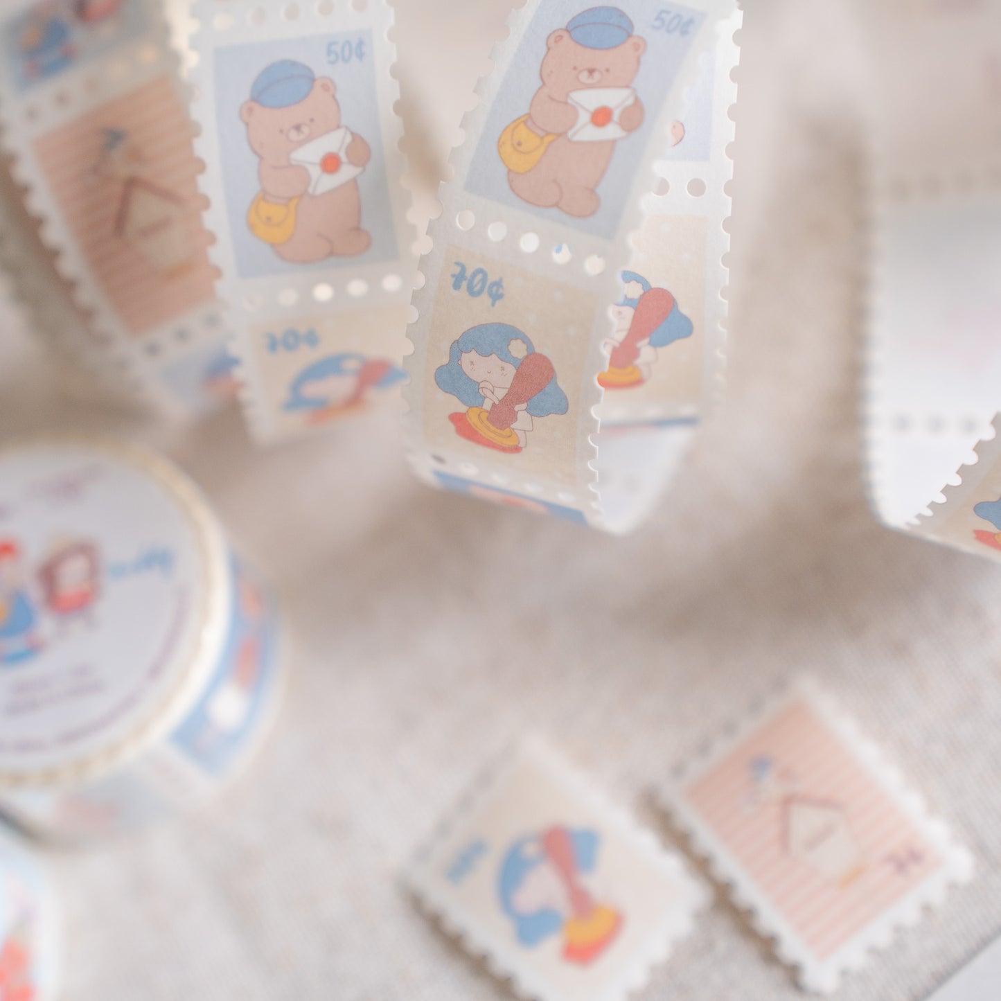 Sho Little Happiness Washi Tape - Mail Buddy Stamp Washi