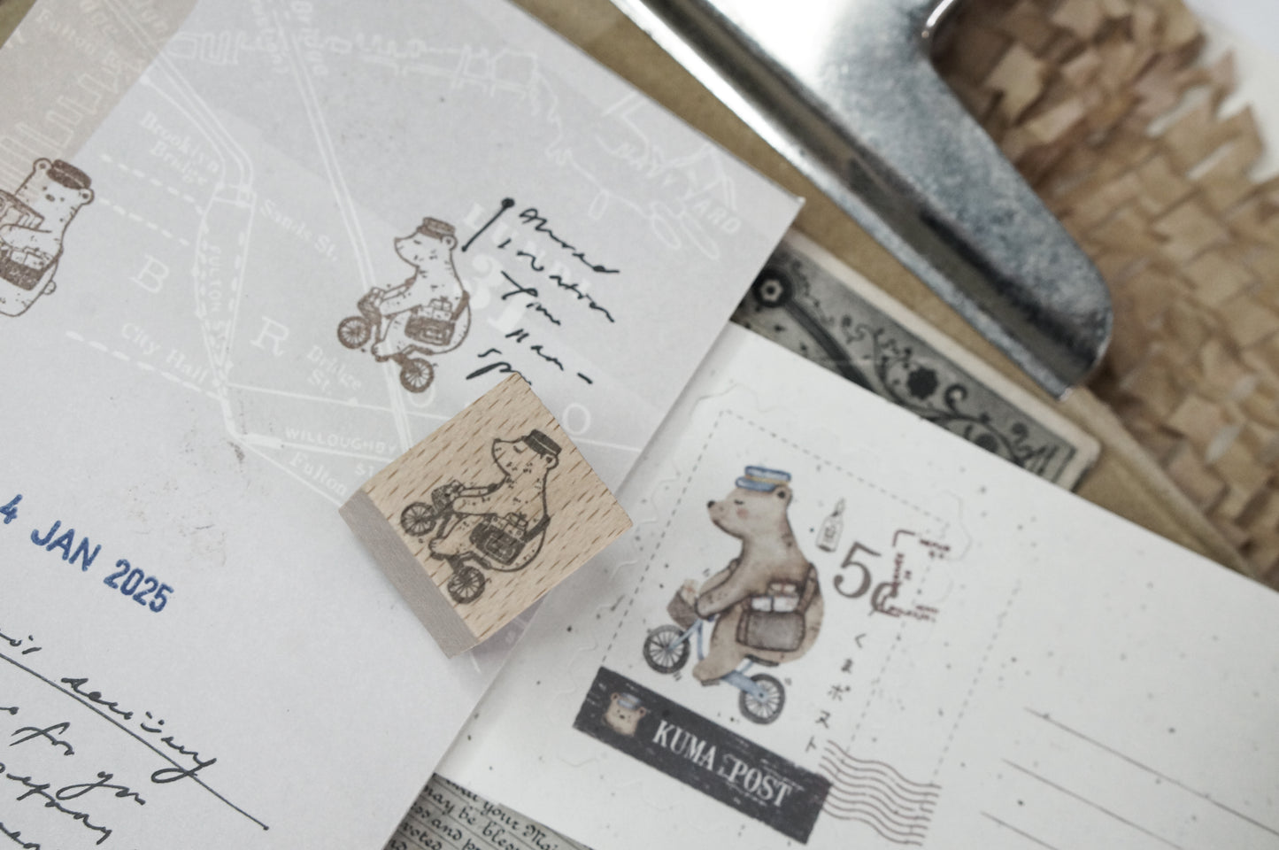 Black Milk Project Rubber Stamp - Mini Kuma Post