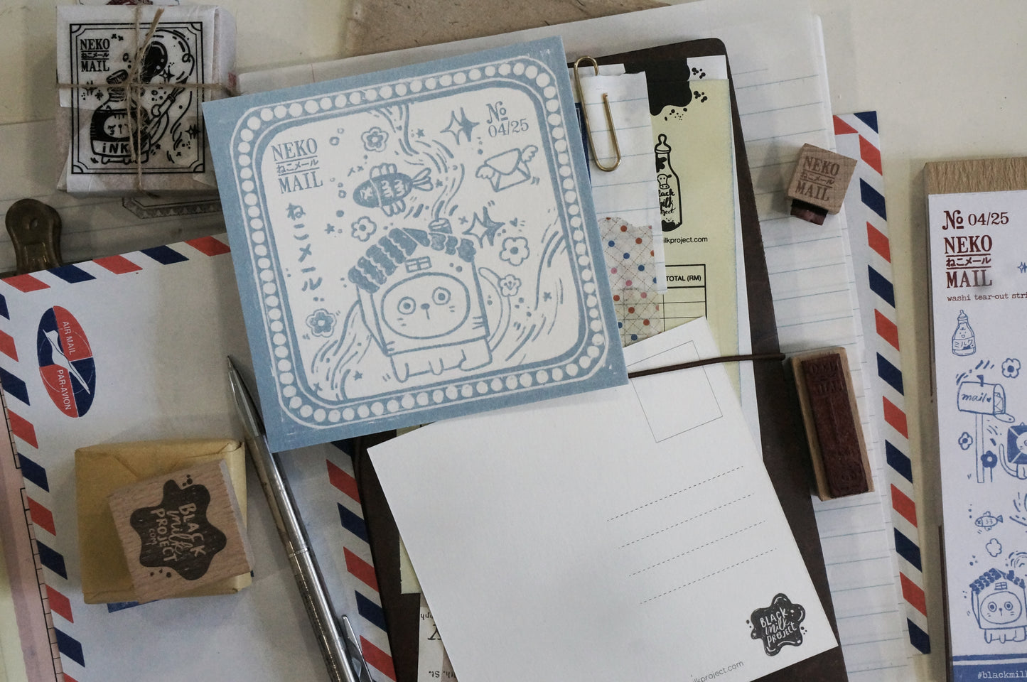 Black Milk Project Postcard - Neko Mail