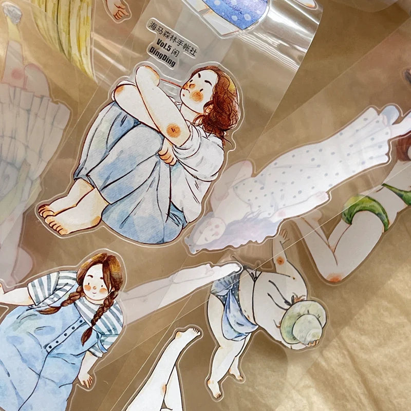 Seahorse Forest Vol 5 Clear Pre-Cut PET Tape - A30 Idle