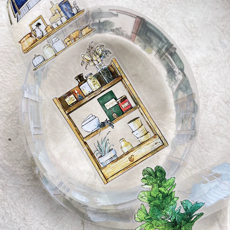 Ding Ding Vol 8 Clear Pre-Cut PET Tape - #29 Reside
