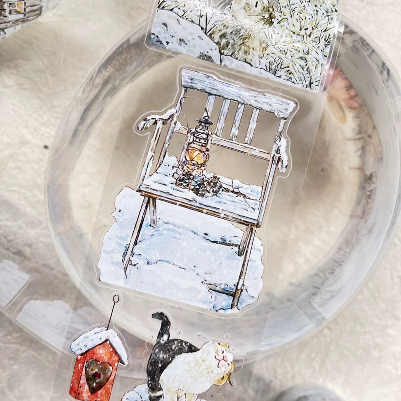 Ding Ding Vol 8 Clear Pre-Cut PET Tape - #27 Winter