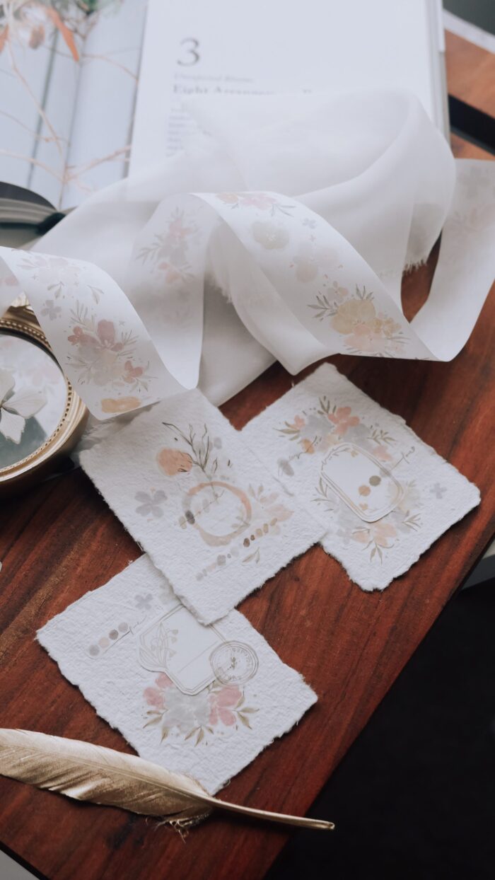 Meow Illustration Washi Tape - Candy Candy