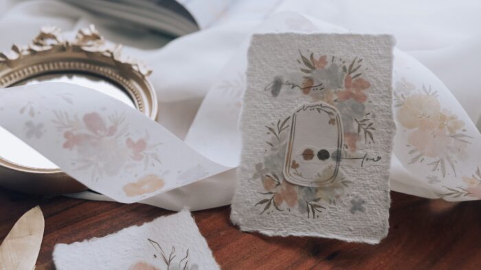 Meow Illustration Washi Tape - Candy Candy