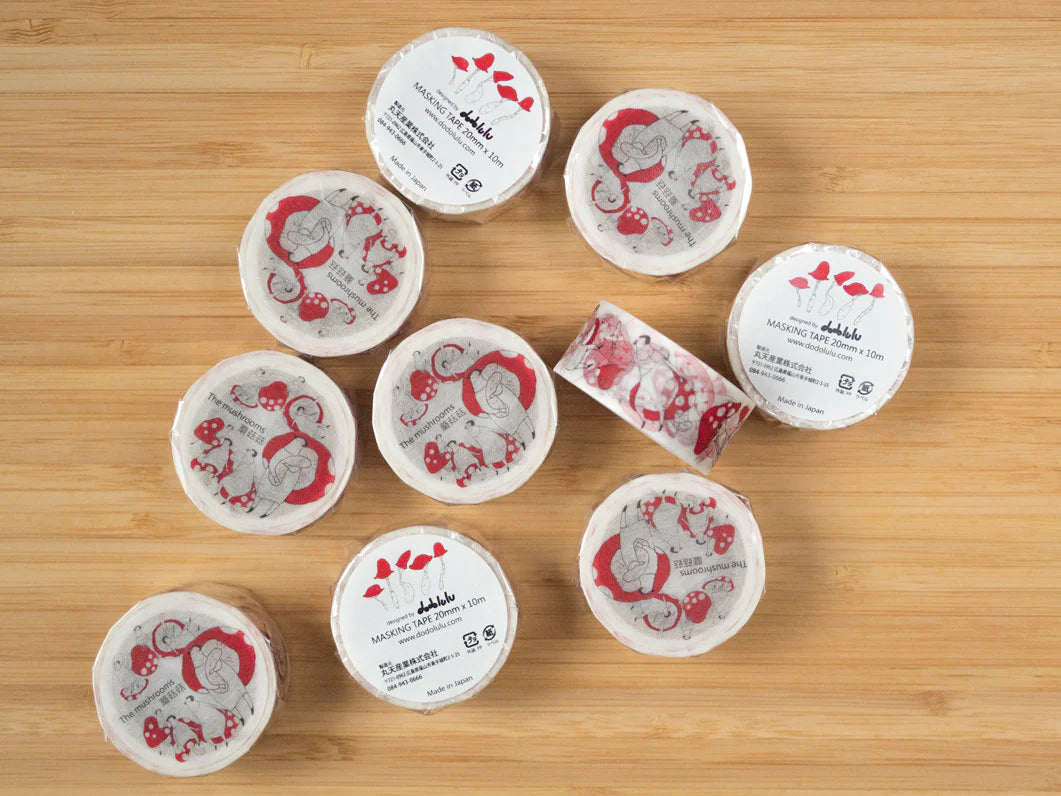 dodolulu Washi Tape - The Mushrooms