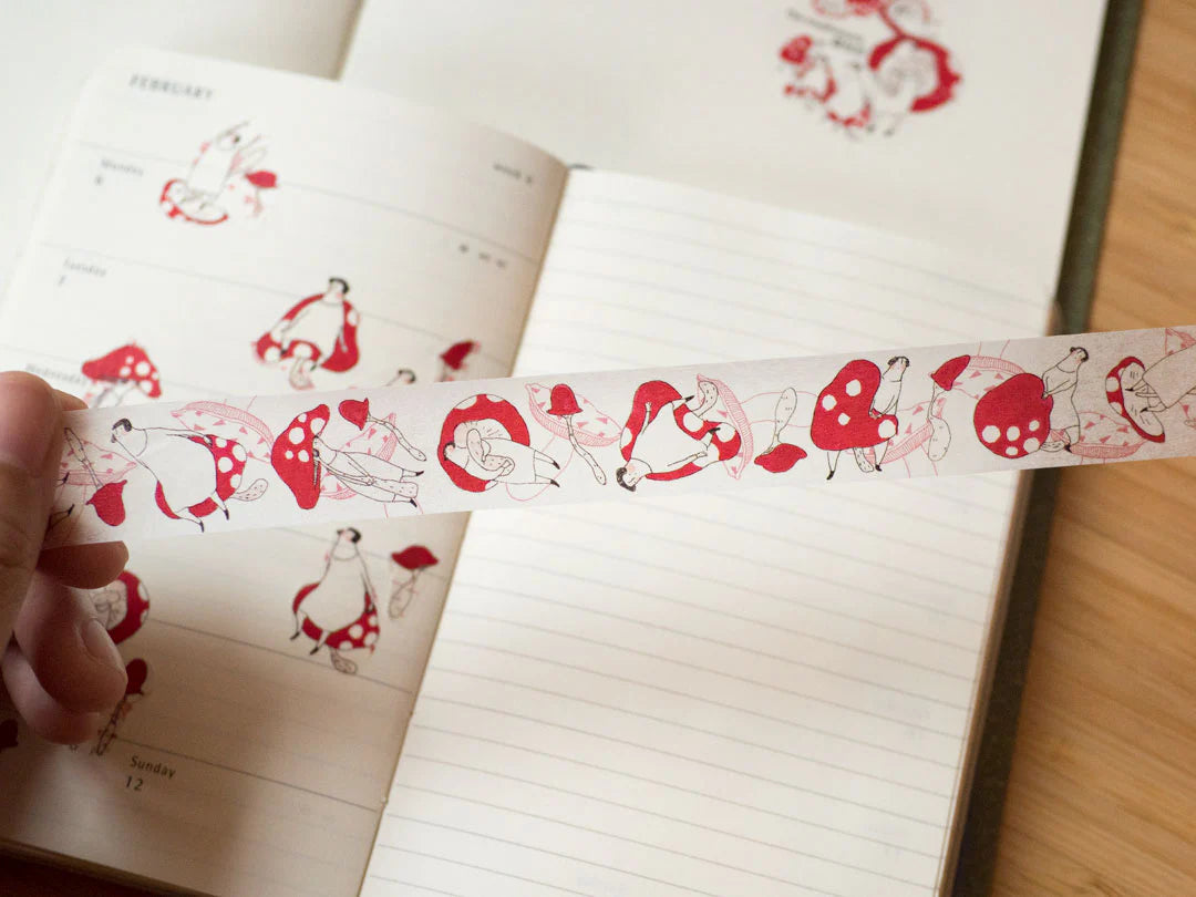 dodolulu Washi Tape - The Mushrooms