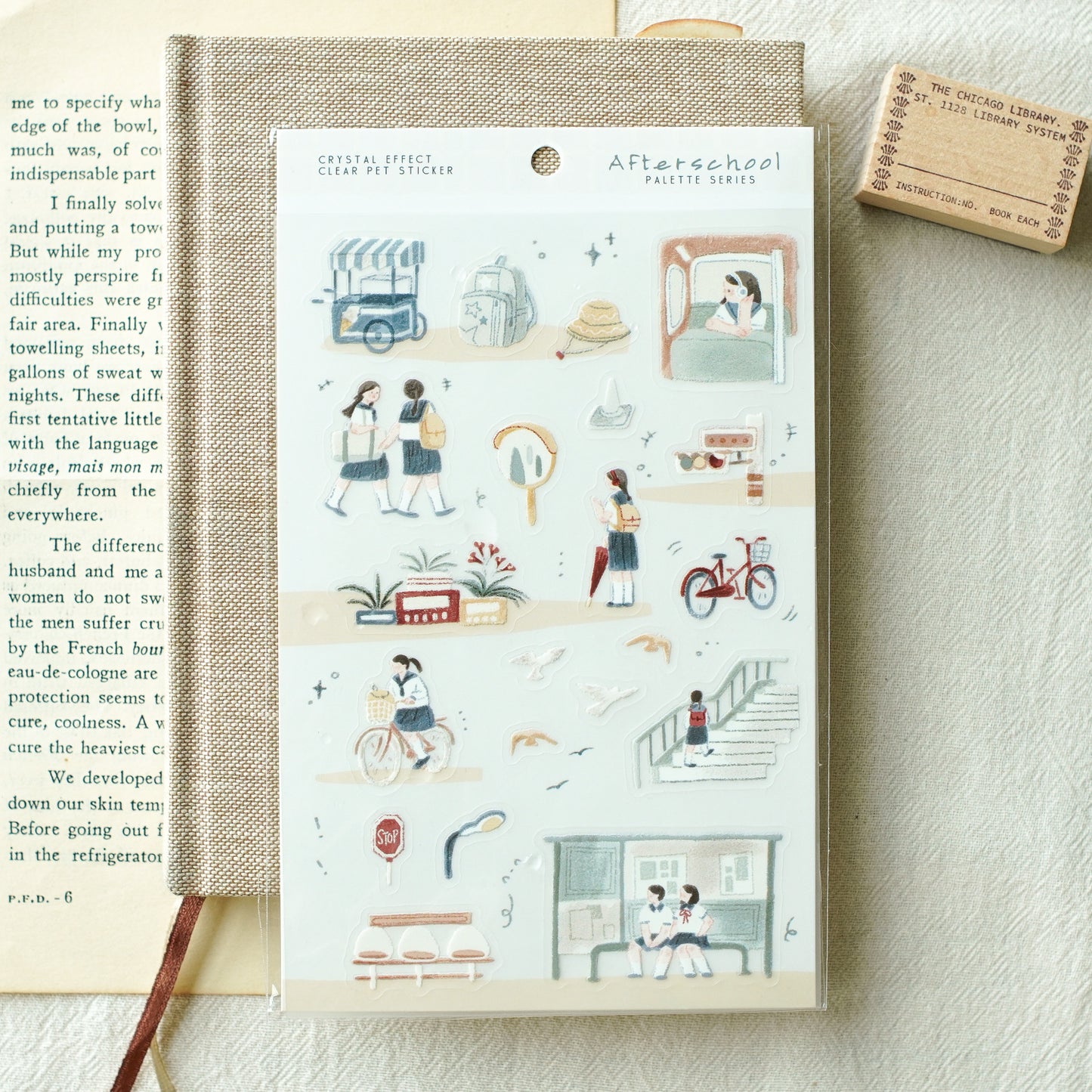 Teayou Crystal Effect Stickers - Afterschool