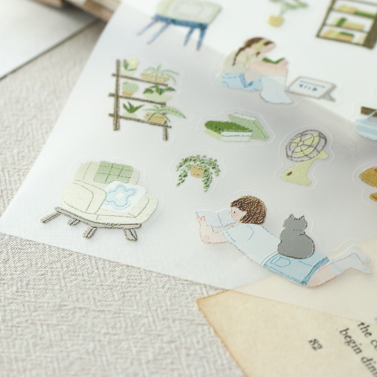 Teayou Crystal Effect Stickers - My Room
