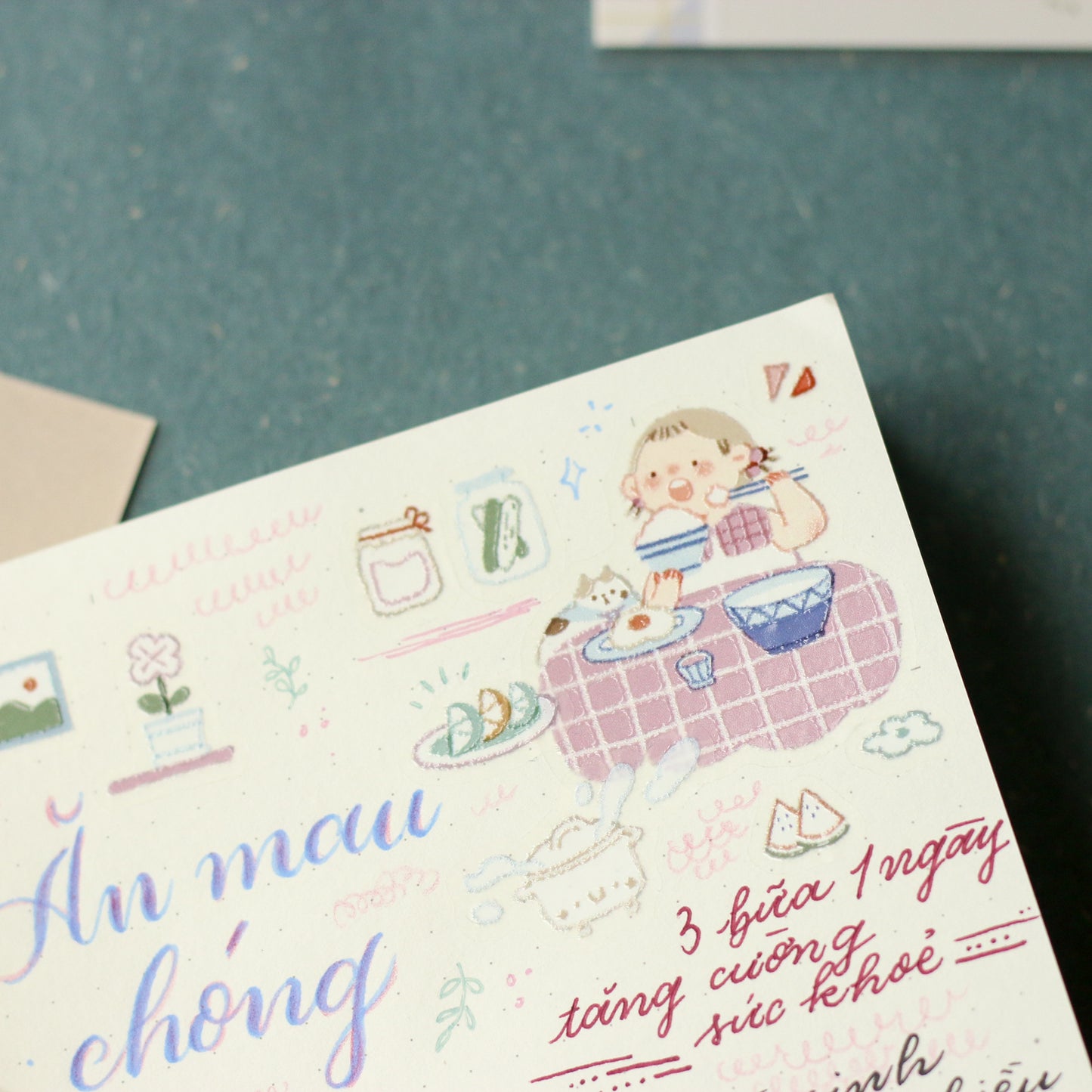 Teayou Crystal Effect Stickers - My Day