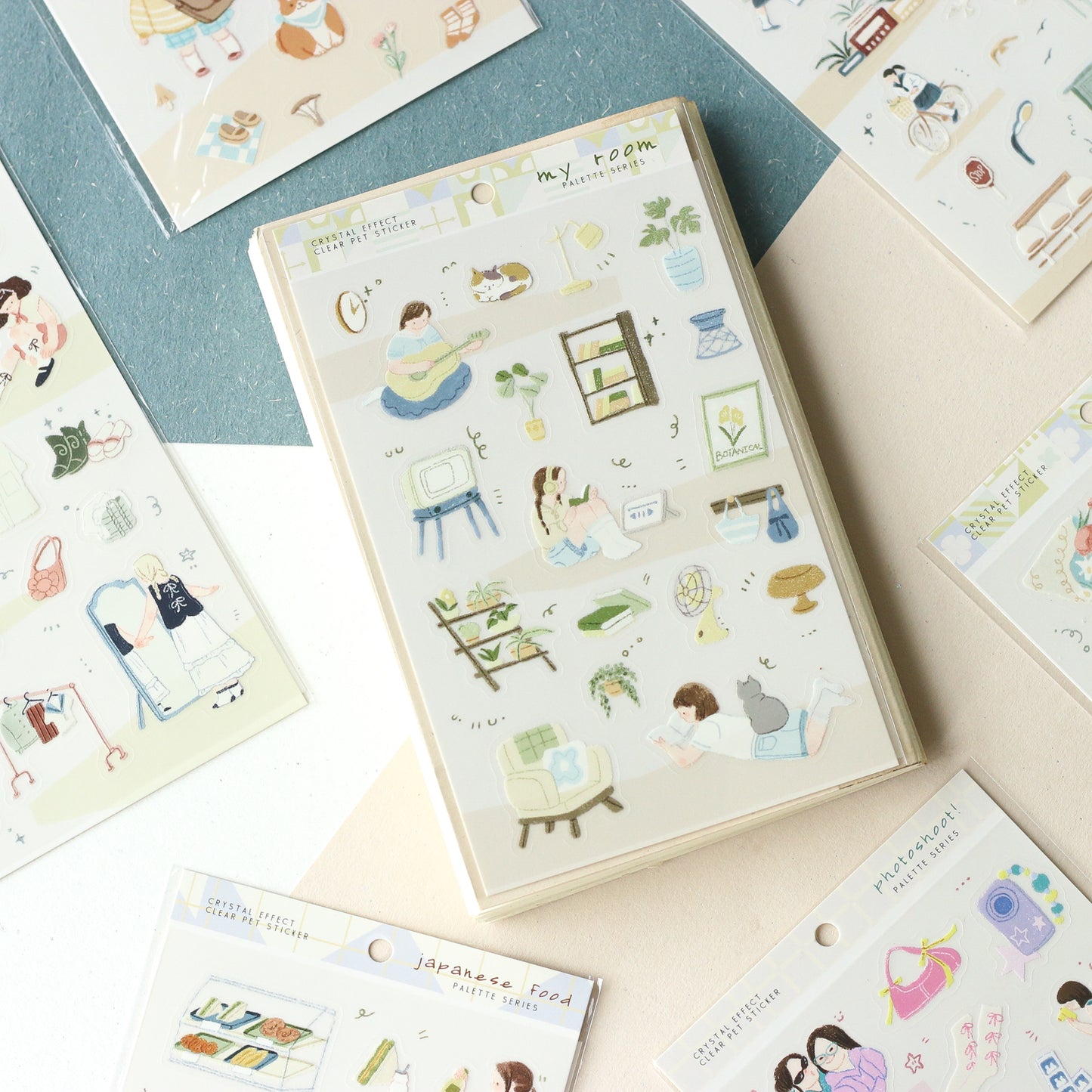 Teayou Crystal Effect Stickers - My Room