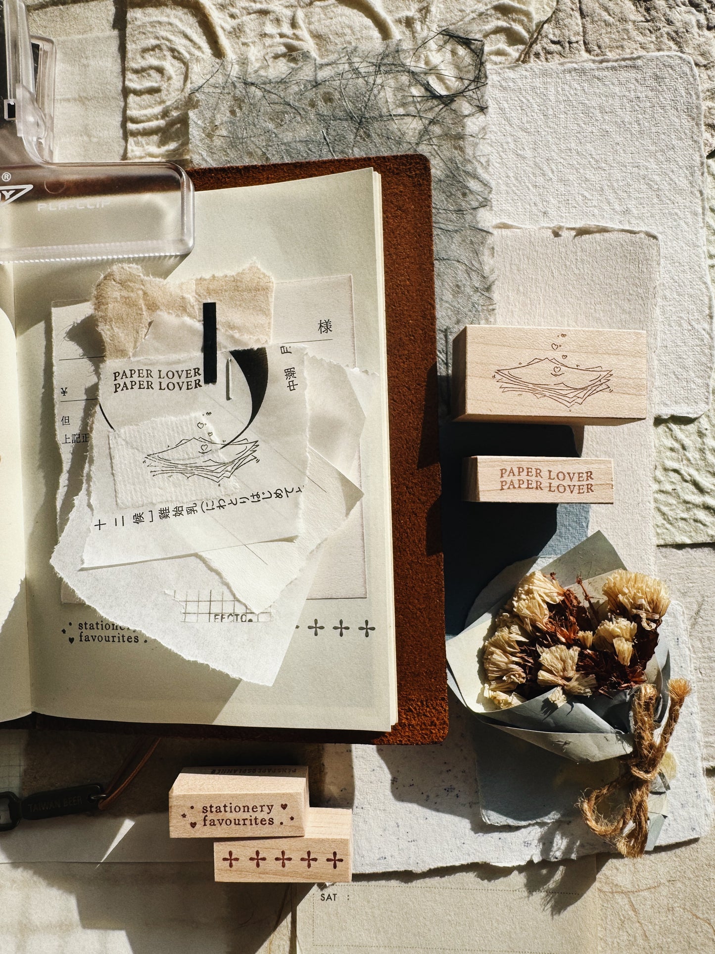 PensPapersPlanner Series 8 Rubber Stamps - Stationery 094-100