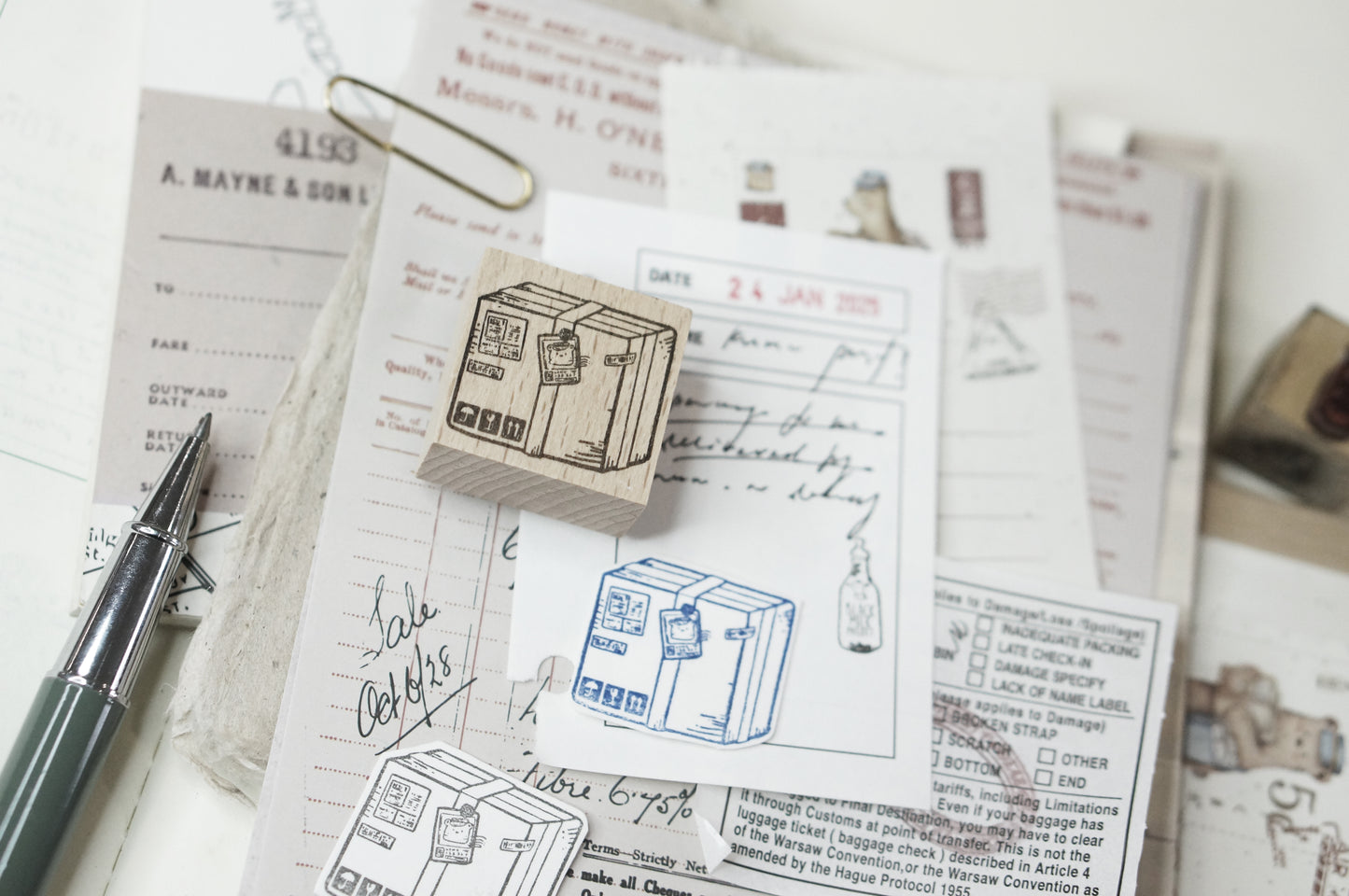 Black Milk Project Rubber Stamp - Kuma Post Delivery Parcel Box
