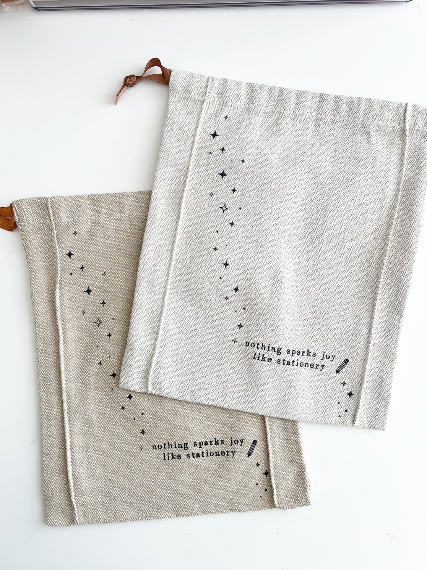 PensPapersPlanner Drawstring Pouch - Joy