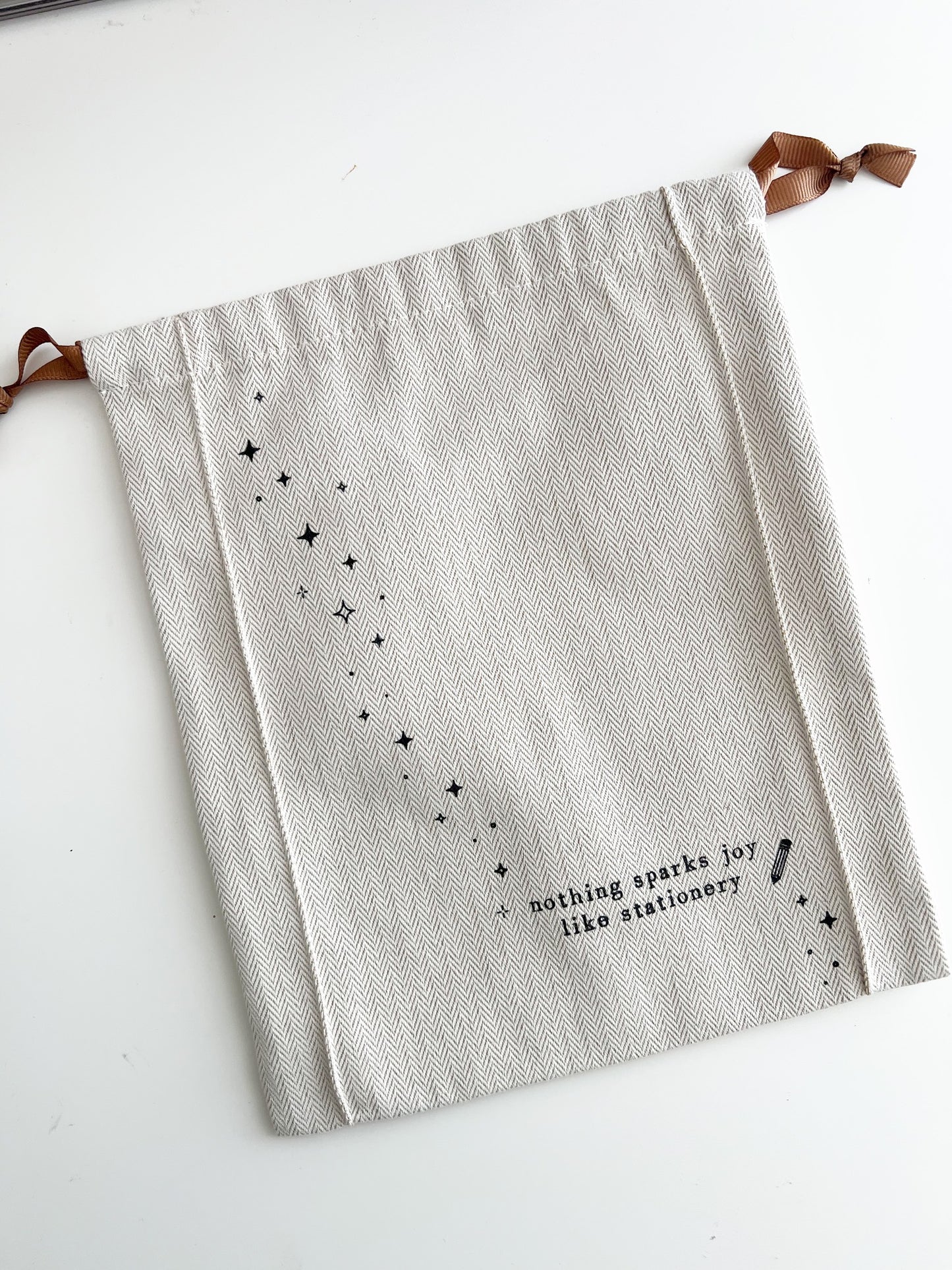 PensPapersPlanner Drawstring Pouch - Joy