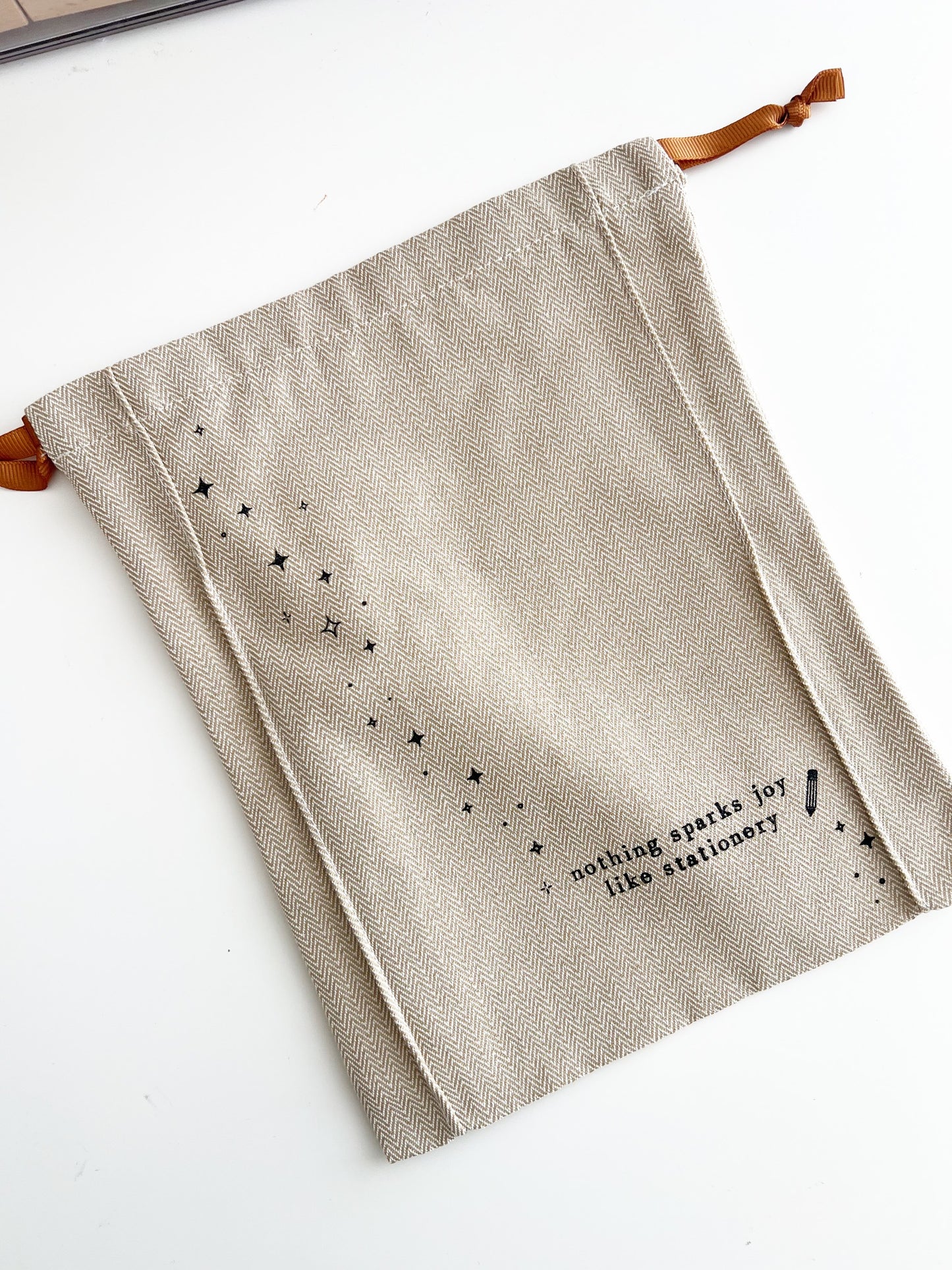 PensPapersPlanner Drawstring Pouch - Joy