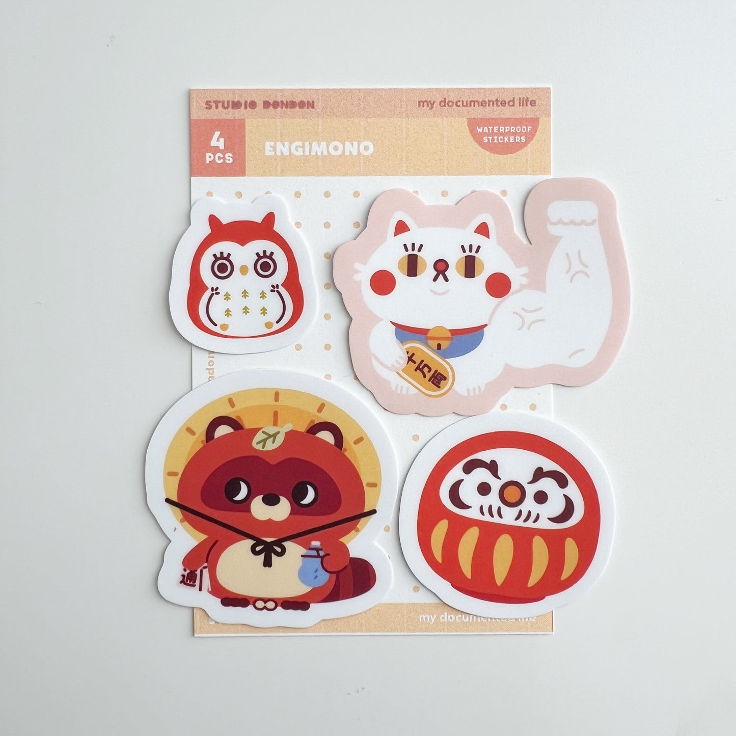 Studio DonDon Waterproof Sticker Packs - Engimono Japanese Lucky Charms