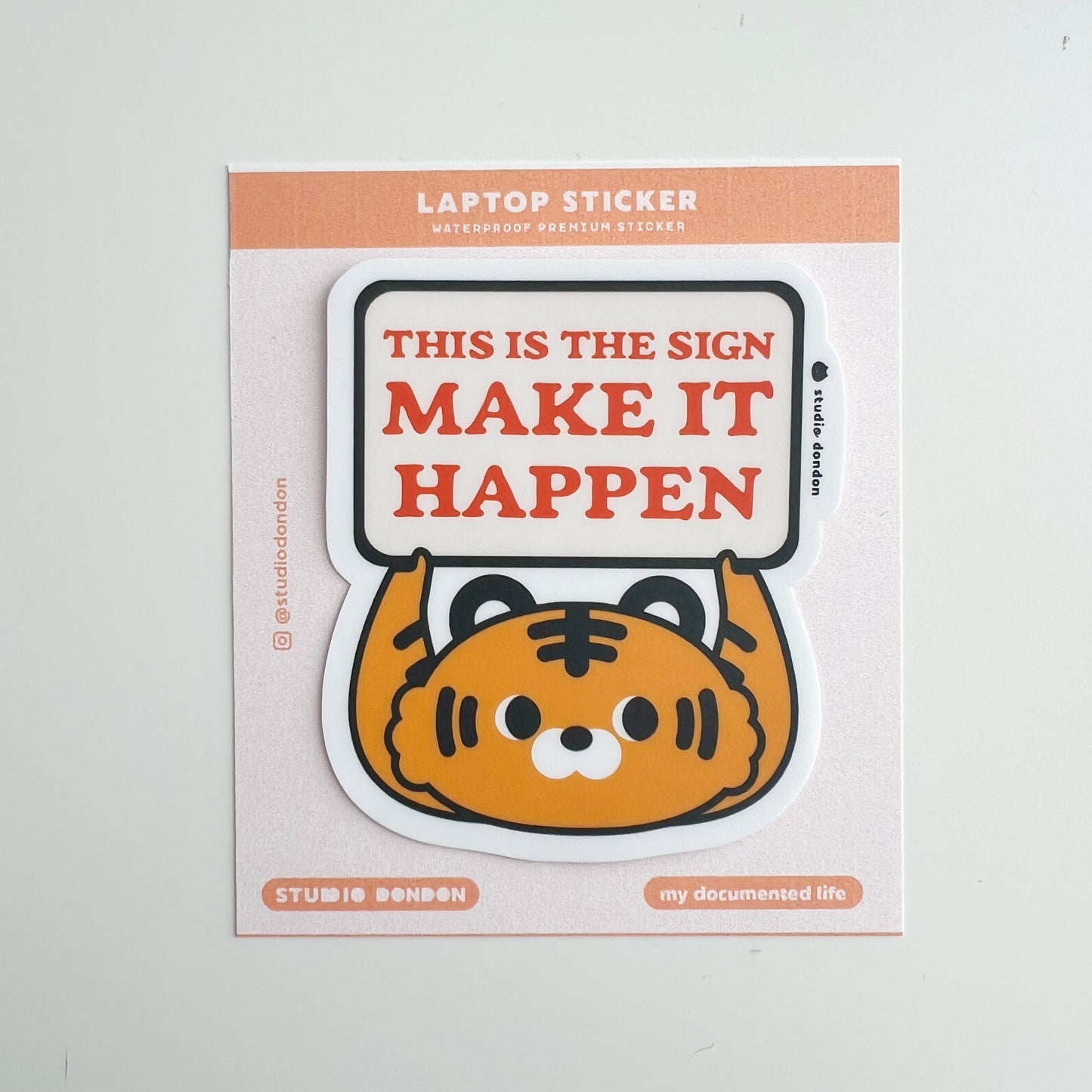 Studio DonDon Laptop Sticker - Make it Happen