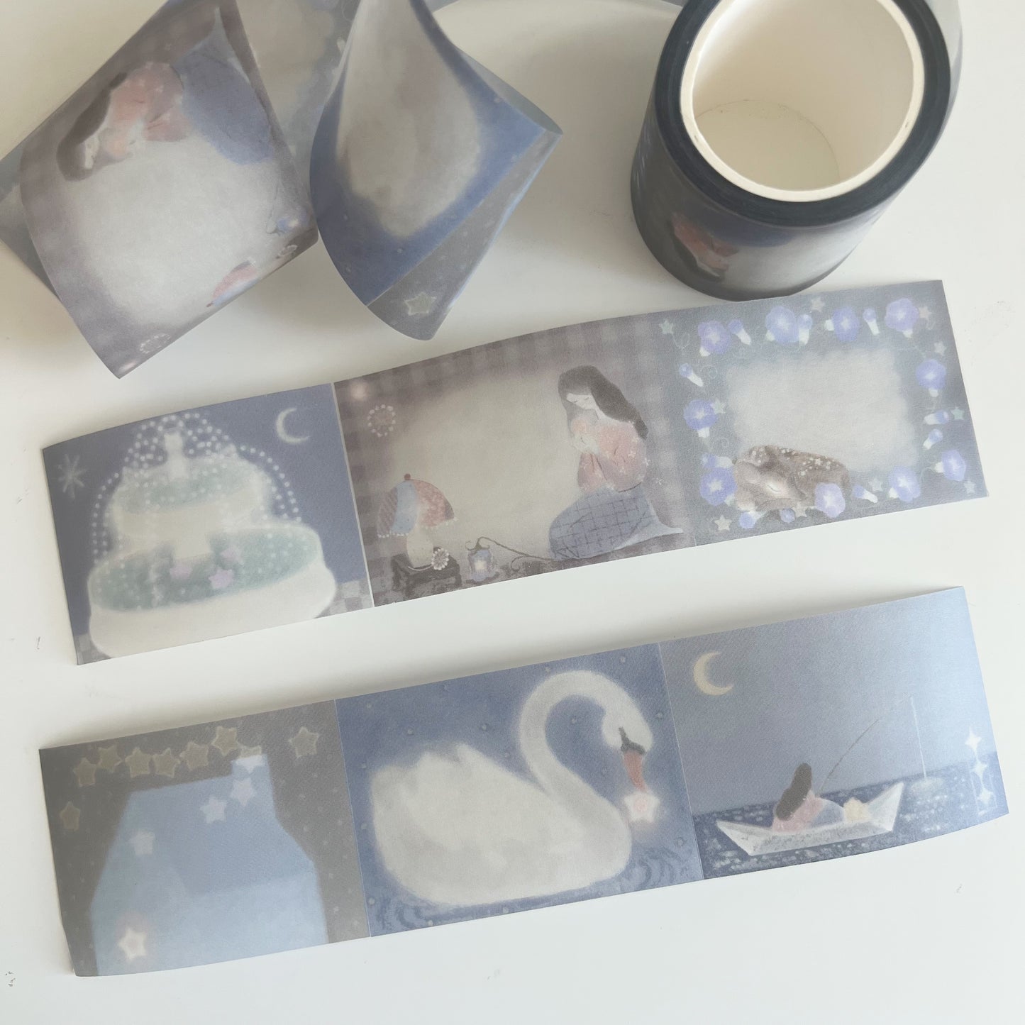 Teayou Tracing Paper Rolled Notes - Follow the Lights Night Version