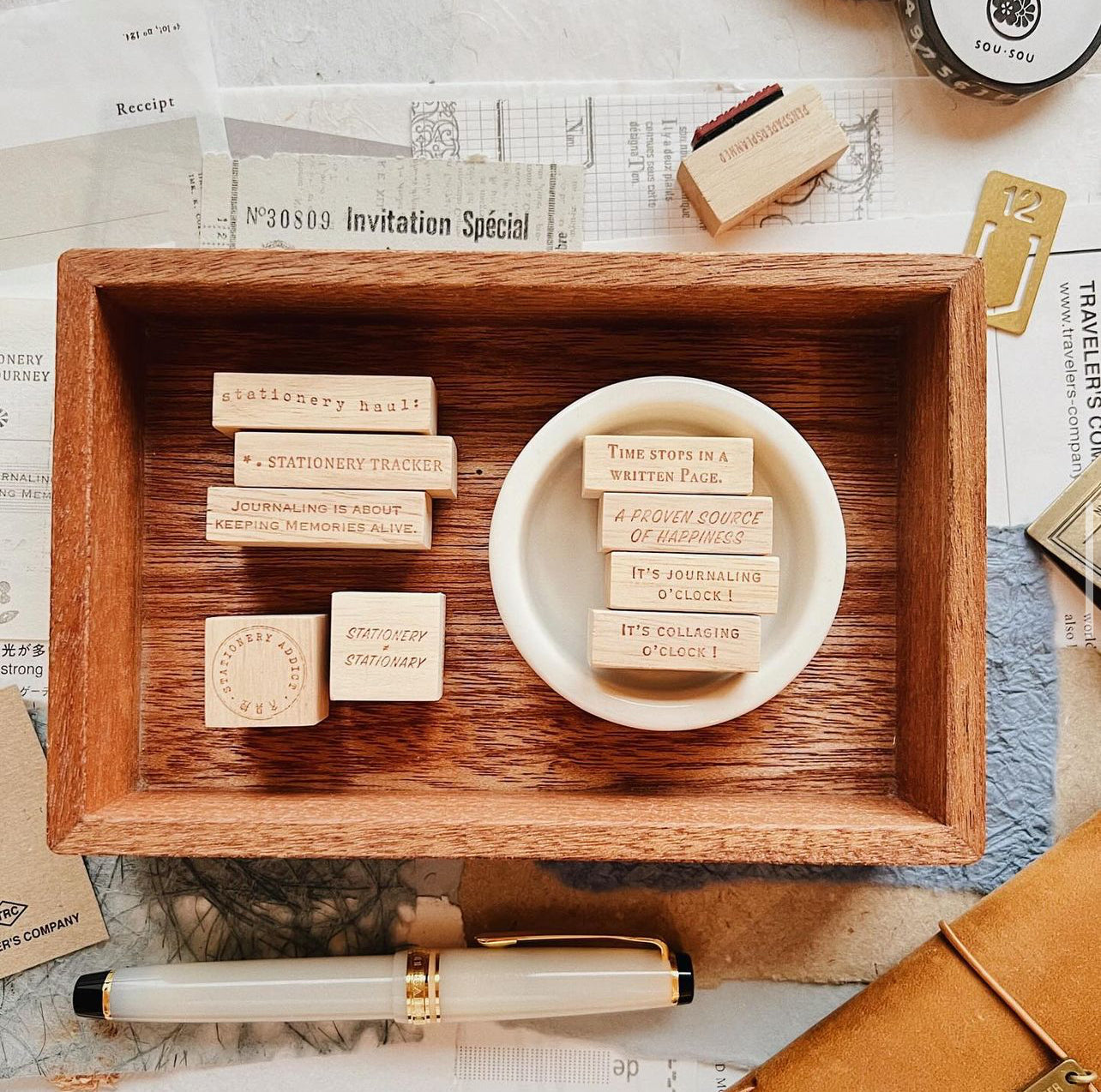 Penspapersplanner Series VI Rubber Stamps: Enjoy the Journey Part III