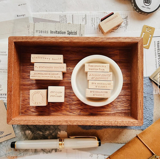 Penspapersplanner Series VI Rubber Stamps: Enjoy the Journey Part III