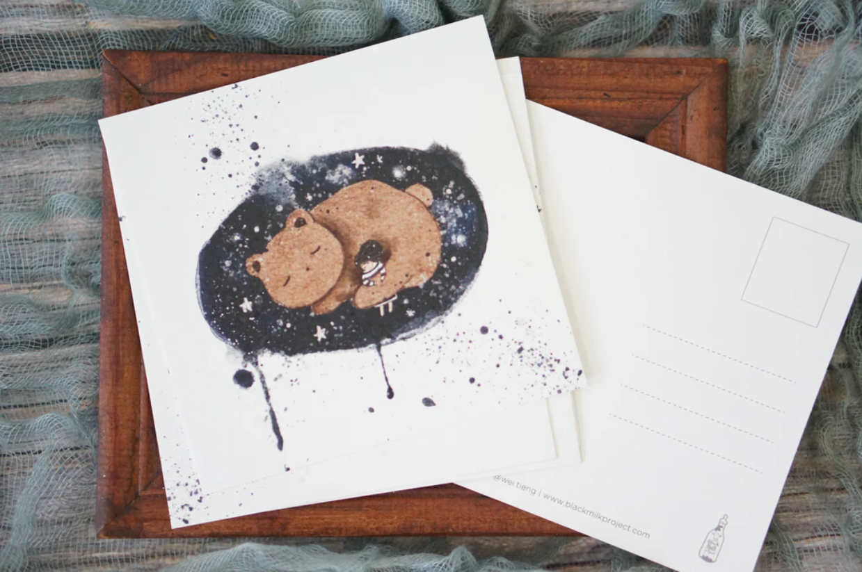 Black Milk Project Postcard - Bear Hug