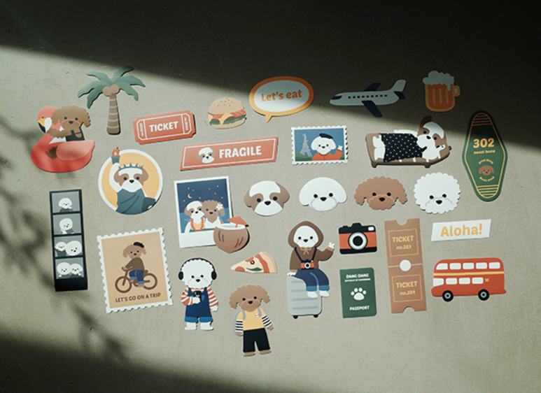 Suatelier Travel Sticker Pack - Let's Go on a Trip