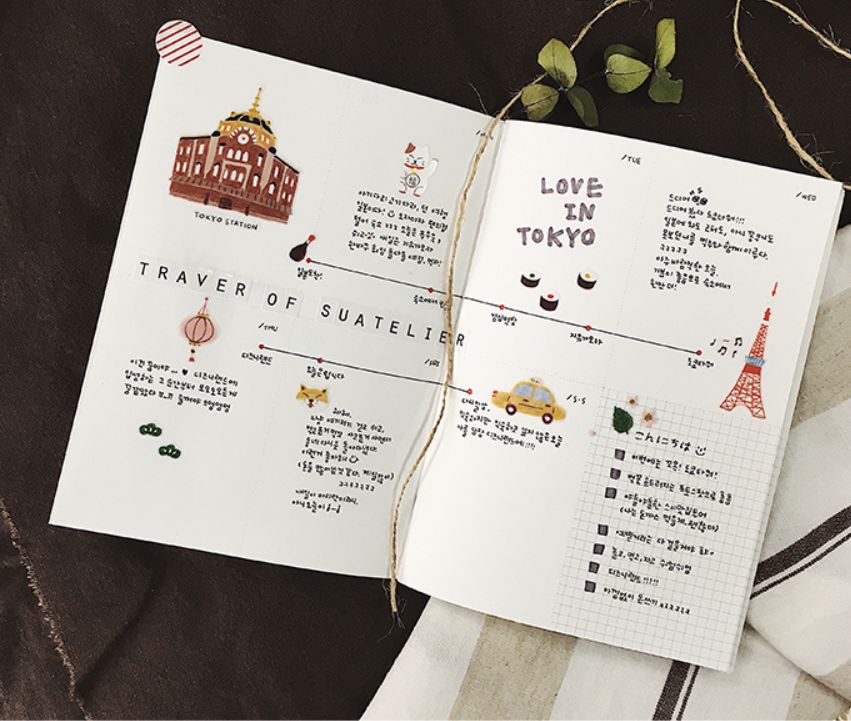 Suatelier Undated Planner - Weekly Note .02