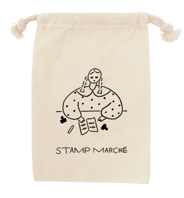 Stamp Marche Marl Chan Drawstring Bag