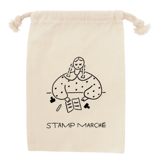 Stamp Marche Marl Chan Drawstring Bag