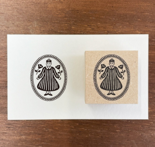 Stamp Marche Marl-chan Rubber Stamp - Stamp Brooch